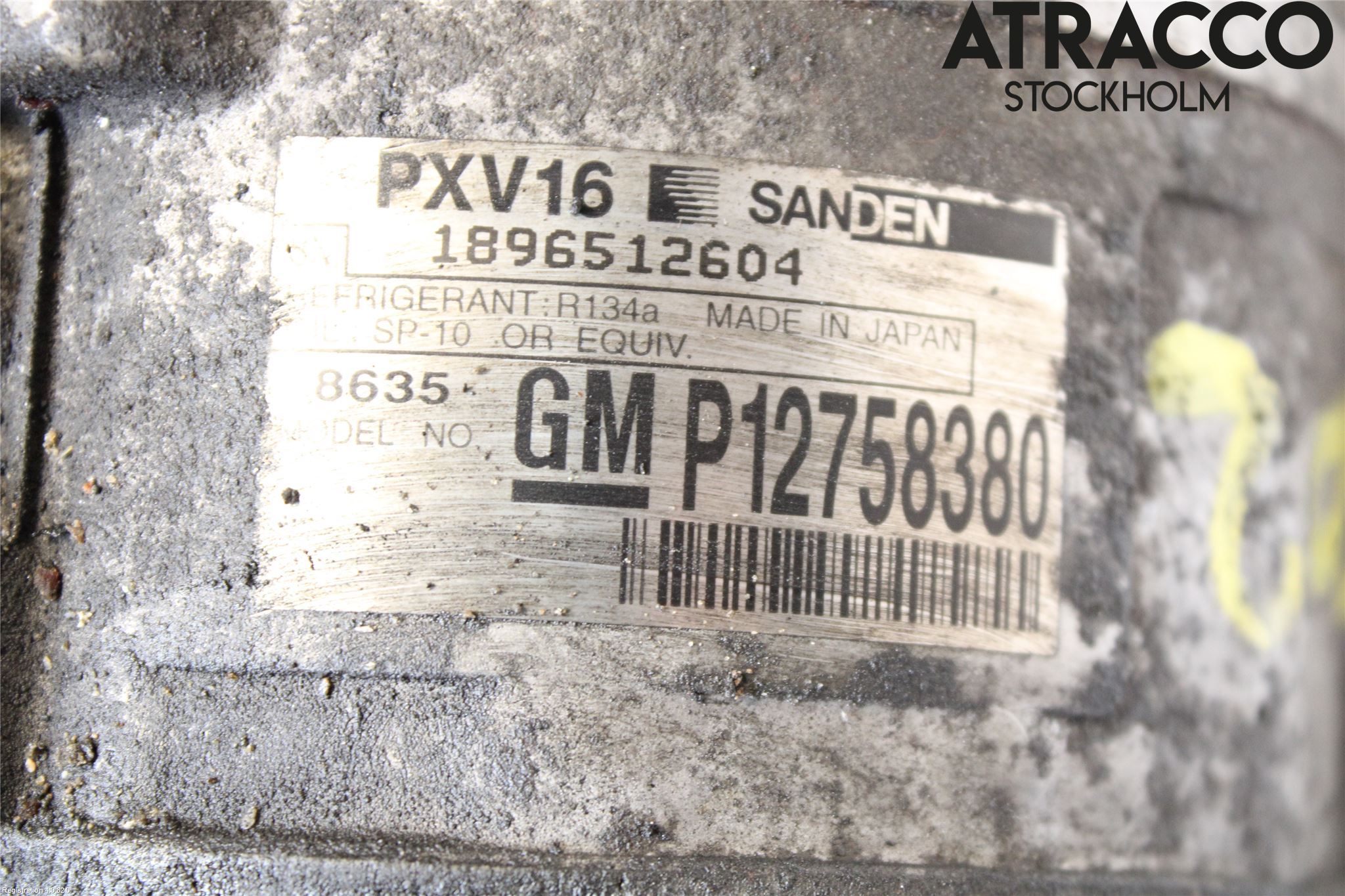 Saab 9-5     06-10 Varme Ac Kompressor