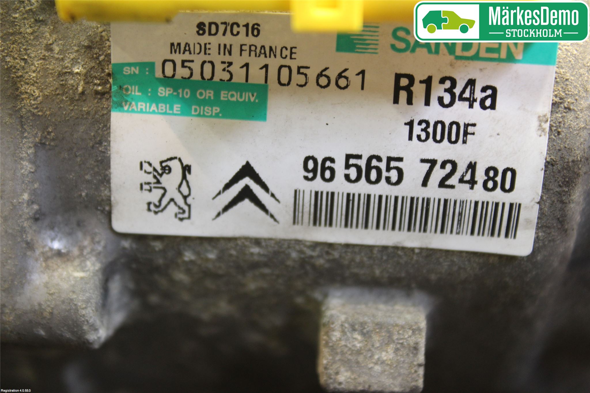 Peugeot 407 Varme Ac Kompressor
