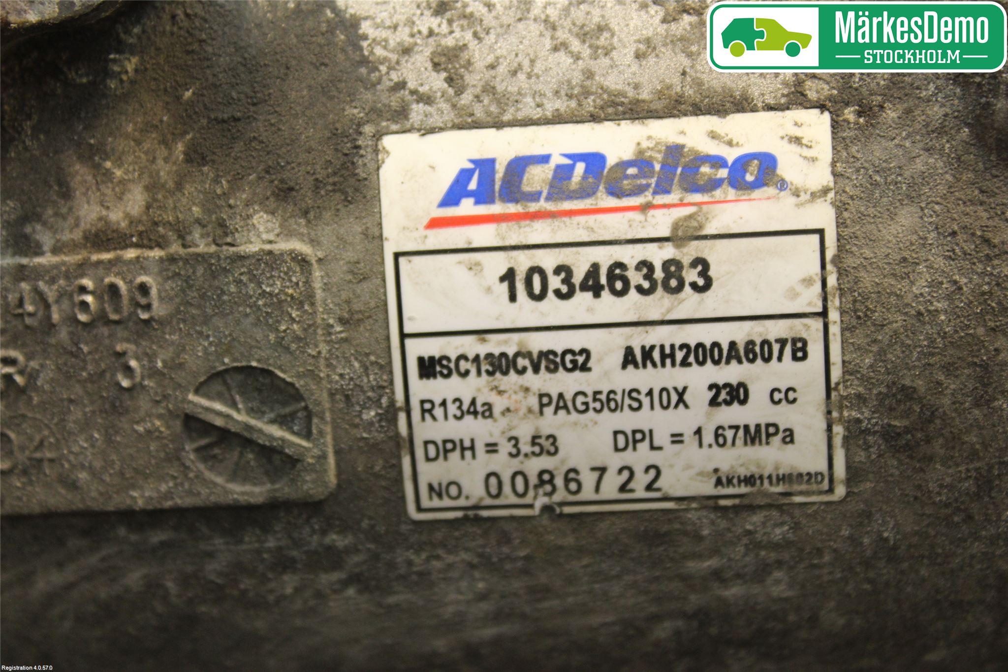Chevrolet TRANS SPORT Varme Ac Kompressor