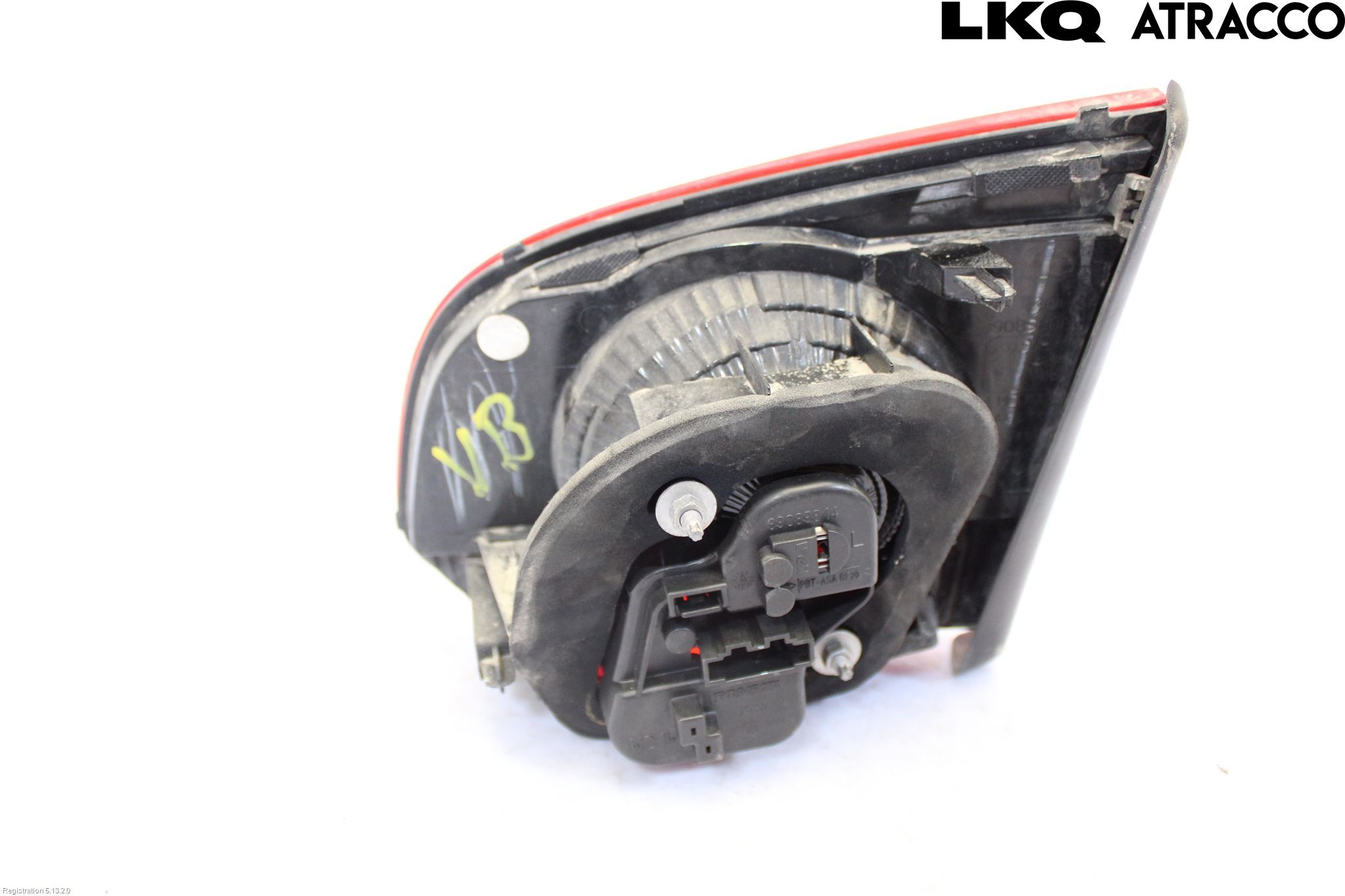 Volkswagen VW GOLF VI 09-13 Baklykt Venstre  På Luke(Indre