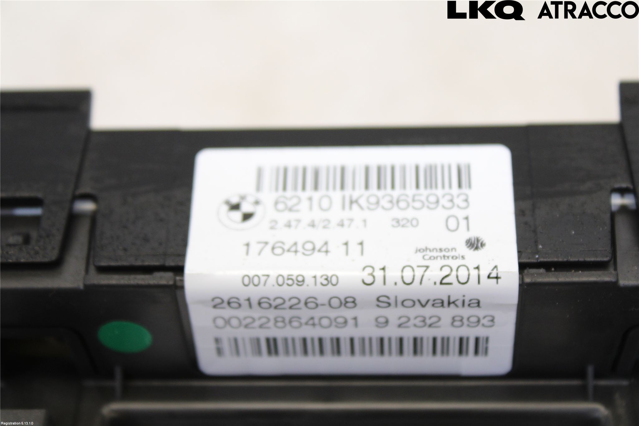 BMW 3 F30/F31/F80 12-19 Instr Kombinert