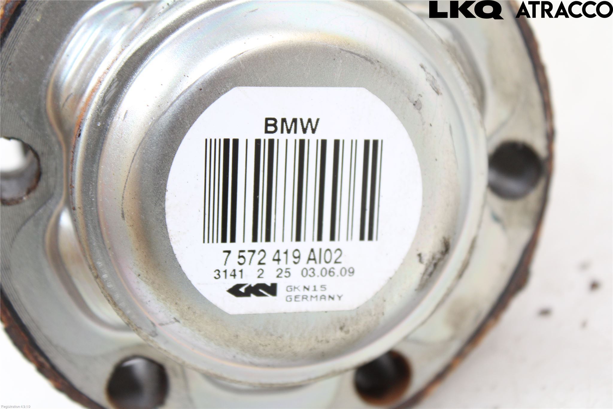 BMW 5 E60/61 Sed/Tou 02-10 Drivaksel Bak Kompl Høyre