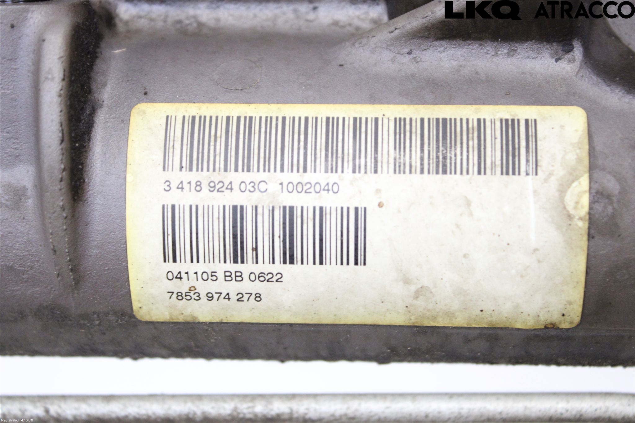 BMW X3 E83     03-10 Servo Snekke - Tannstang