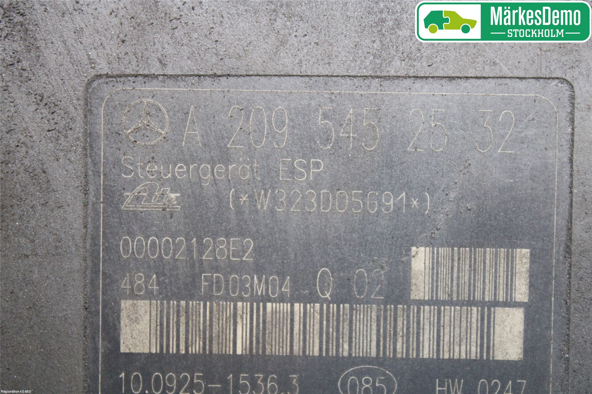 Mercedes-Benz MB C (203) 00-07 Abs Hydraulikkaggregat