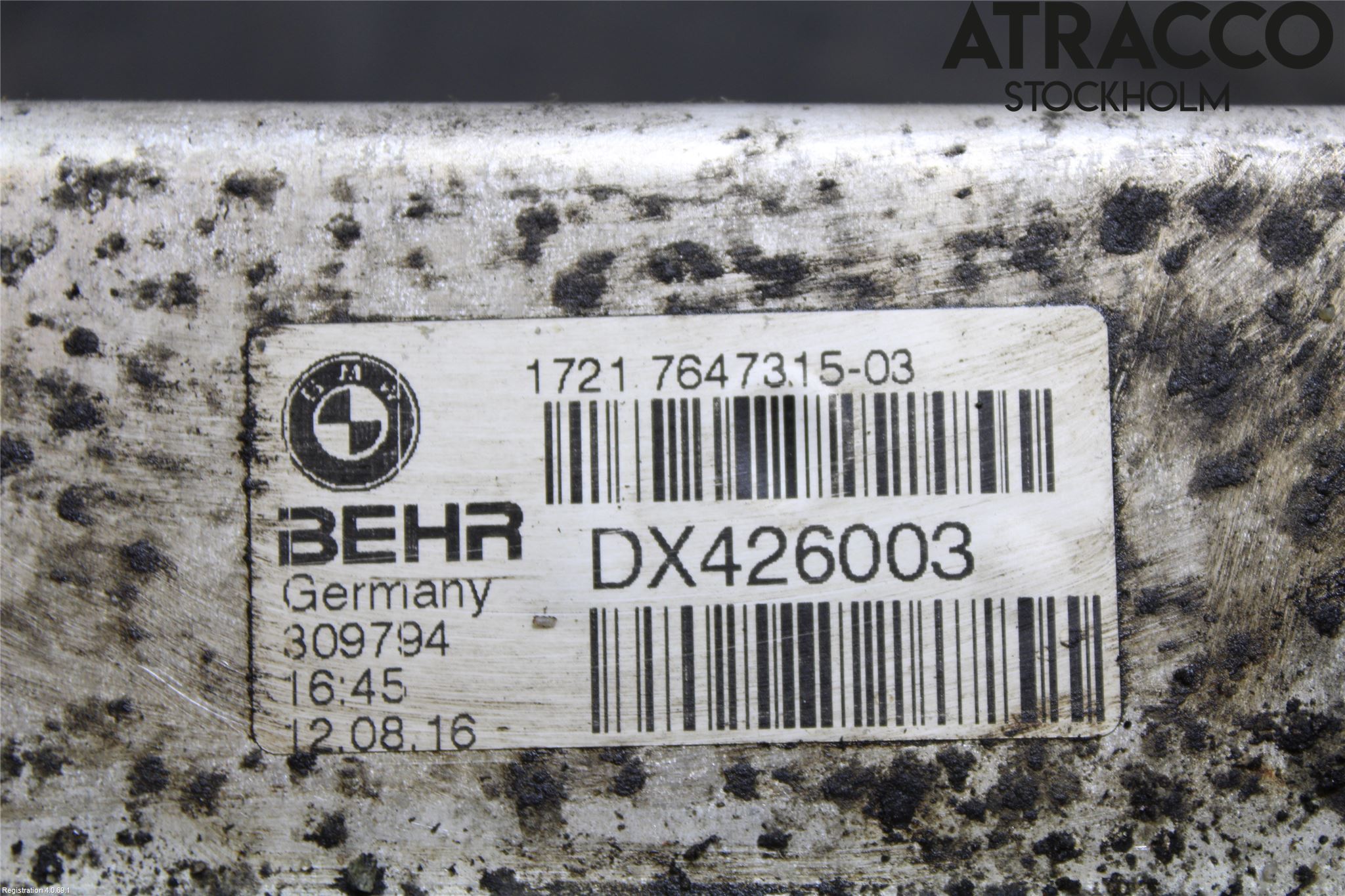 BMW X5 F15 13-18 Radiator Oljekjøler Automatgea