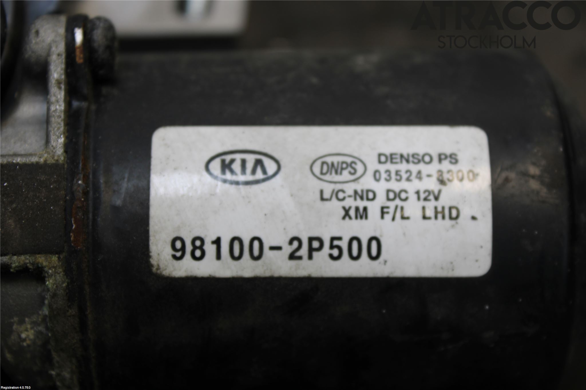 Kia SORENTO 10-14 Viskermotor Frontrute