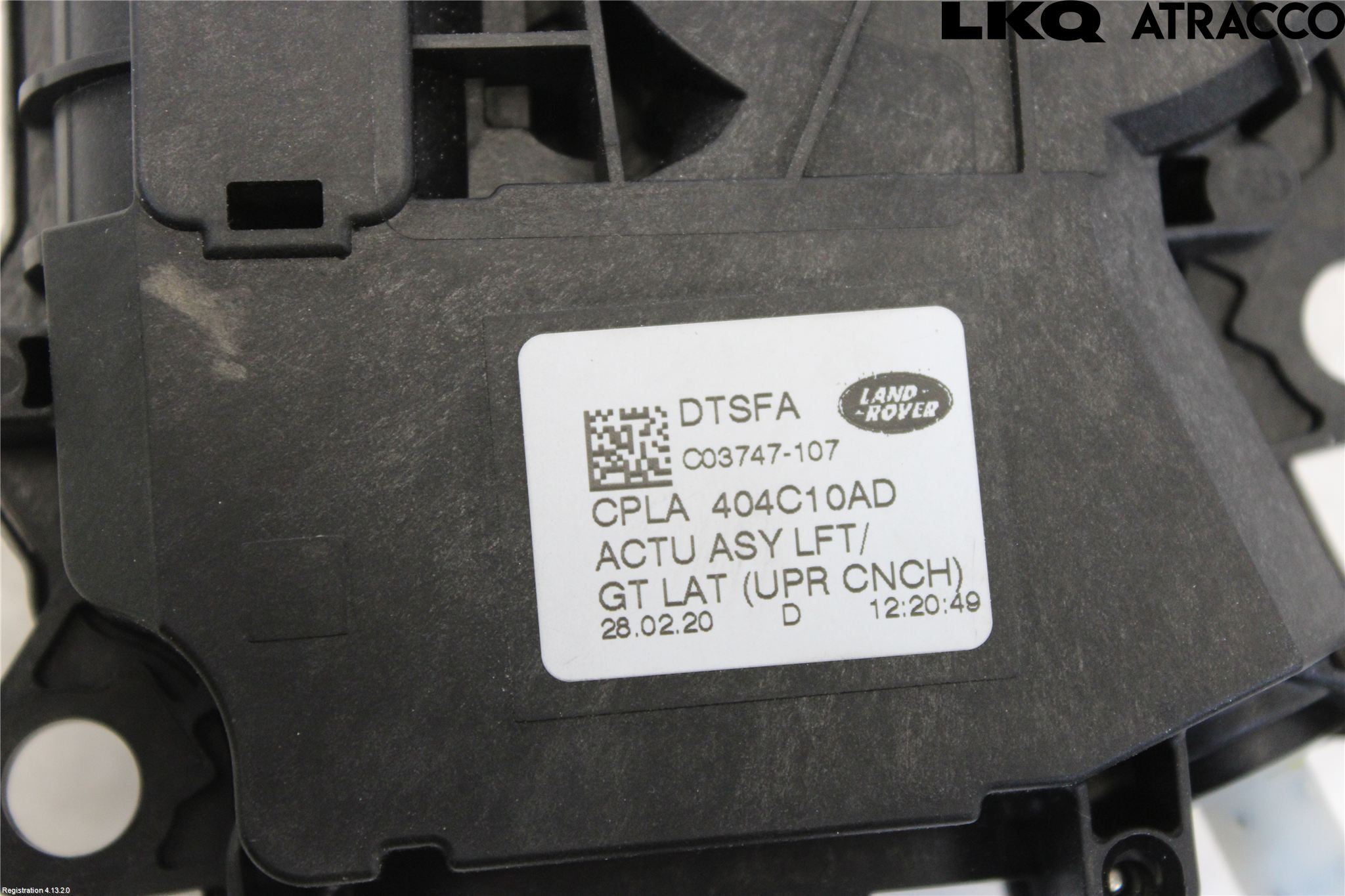 Landrover RANGE ROVER VELAR (L560) 17- Bakluke-Lokk Låsekasse