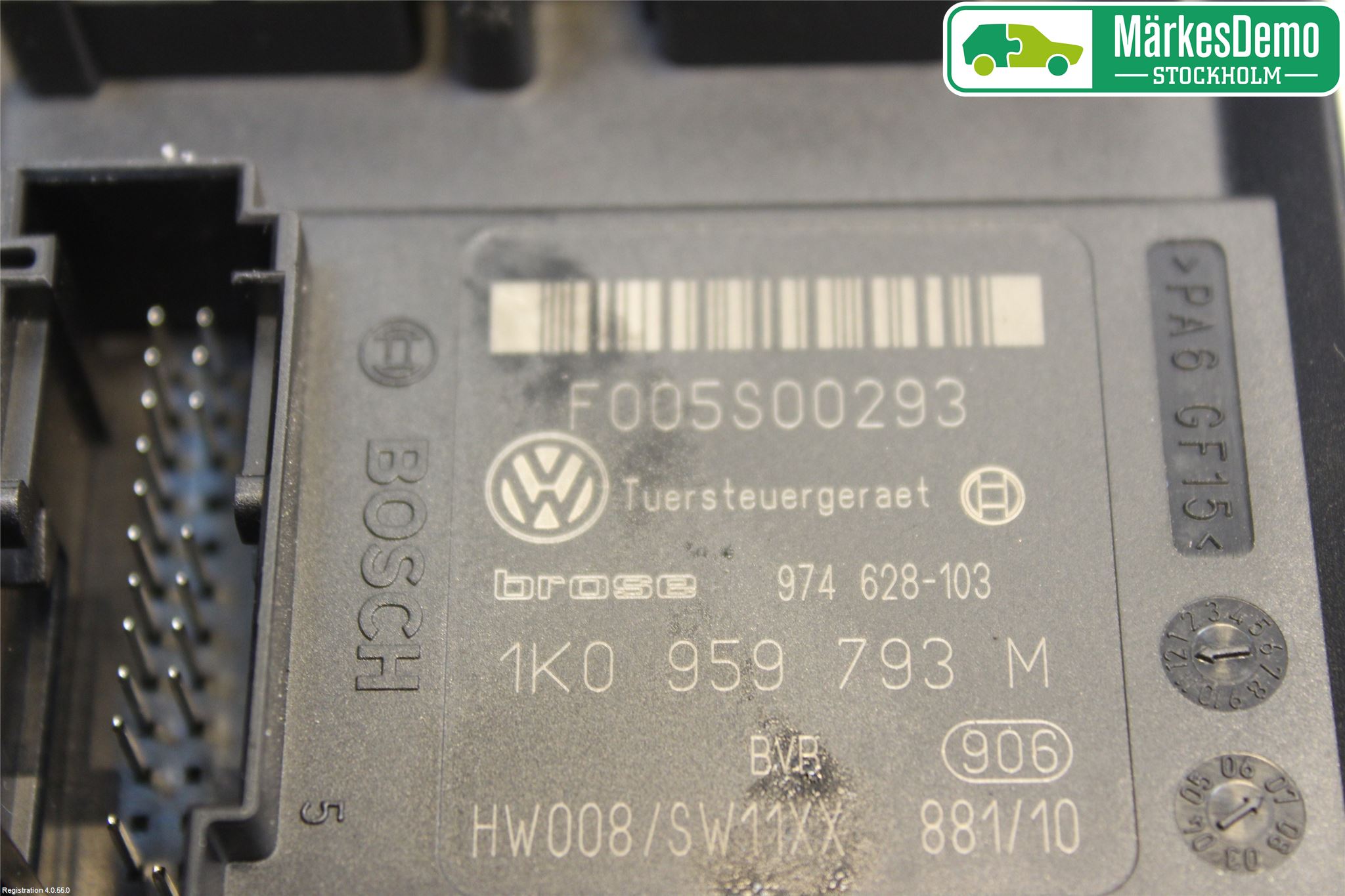 Volkswagen VW GOLF V 04-09 Vindusheismotor
