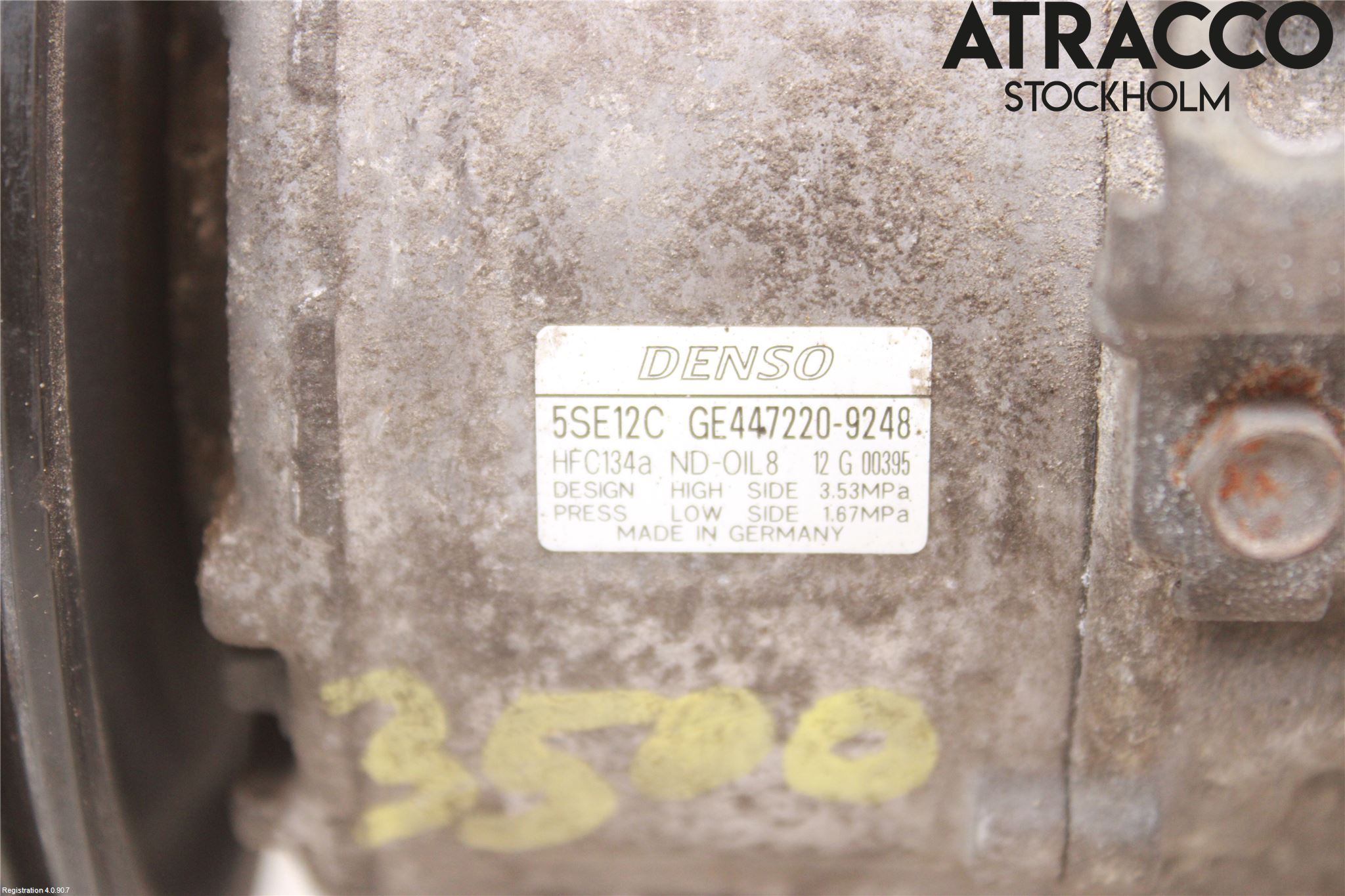 Toyota AVENSIS 03-06 Varme Ac Kompressor