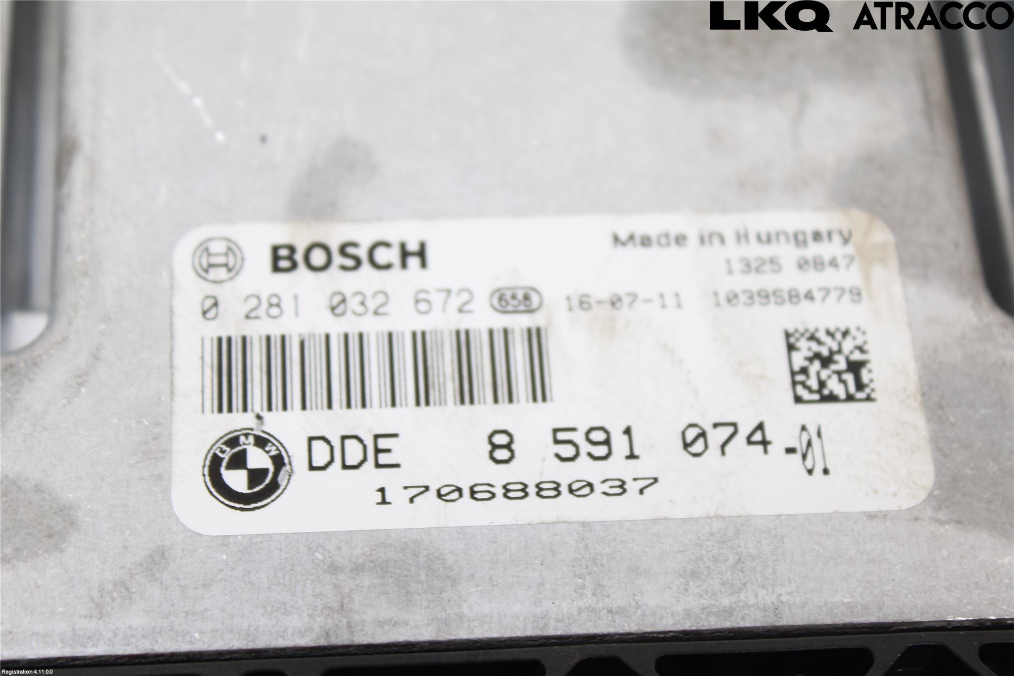 BMW 5 F10/F11/F18 09-17 Styreenhet Dieselpumpe