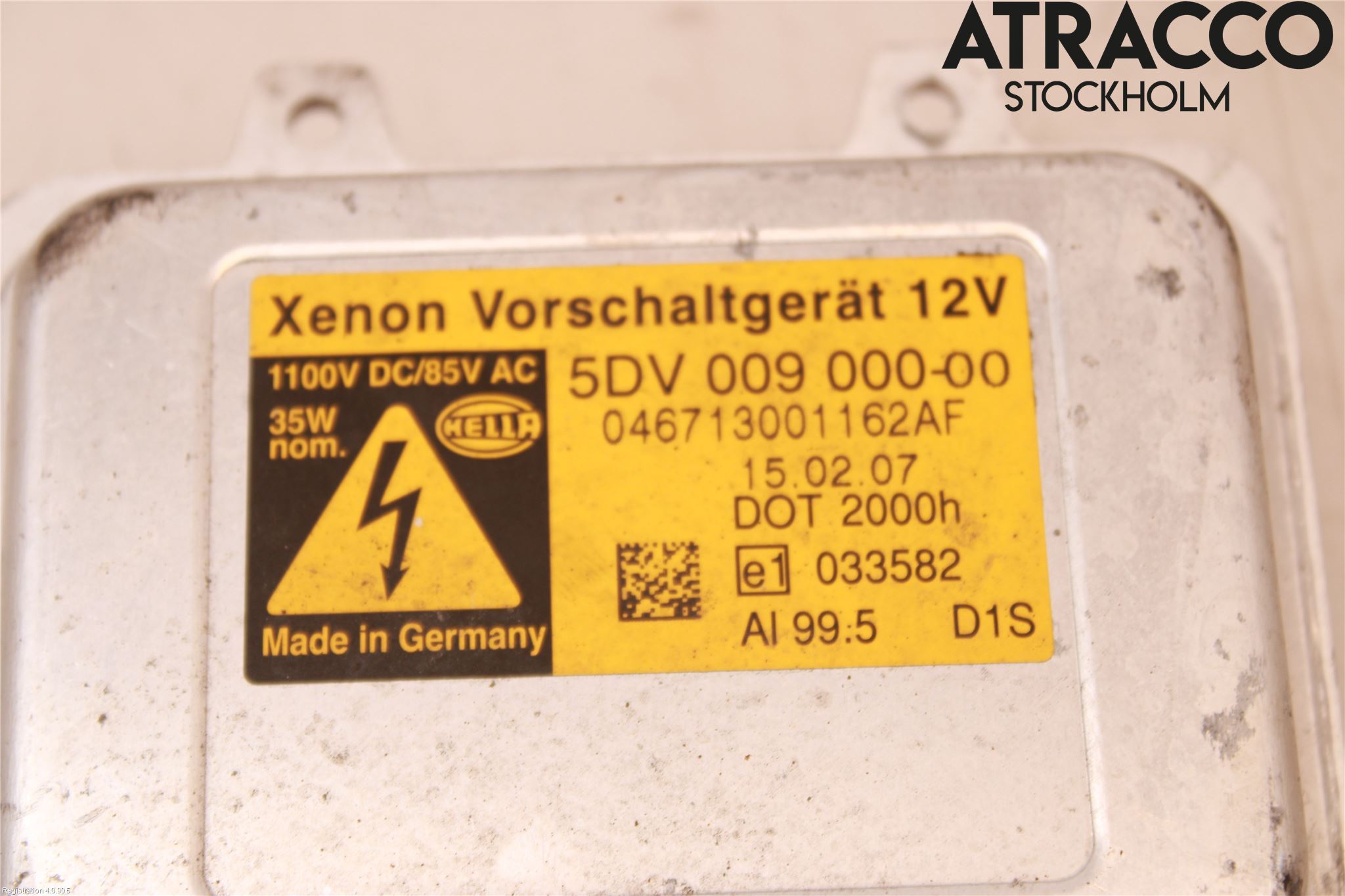 BMW 5 E60/61 Sed/Tou 02-10 Styreenhet Xenon