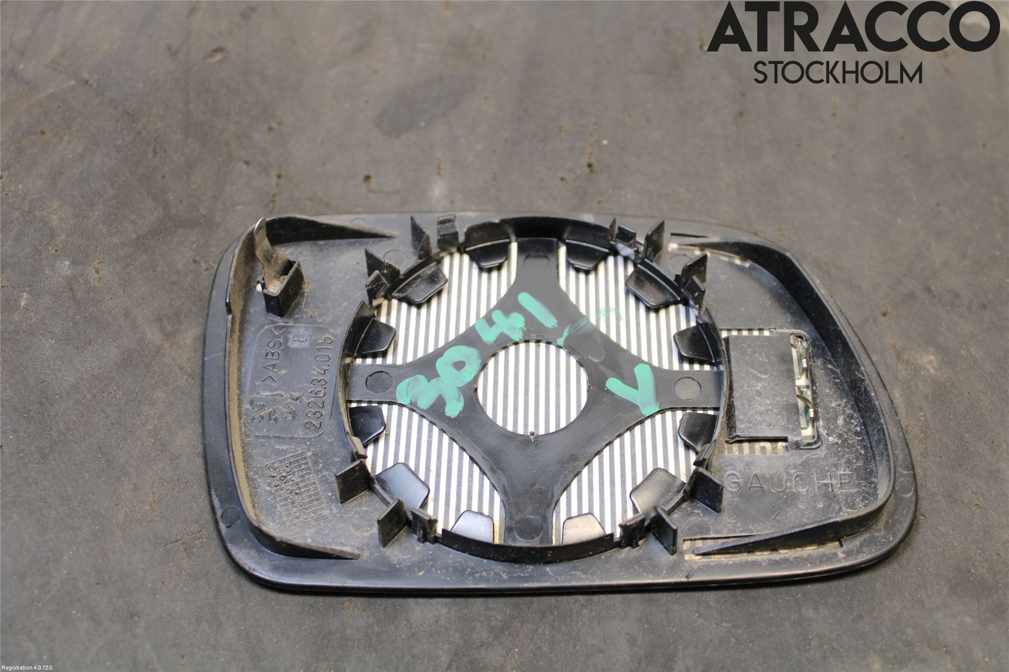 Peugeot 407 Speil Glass V