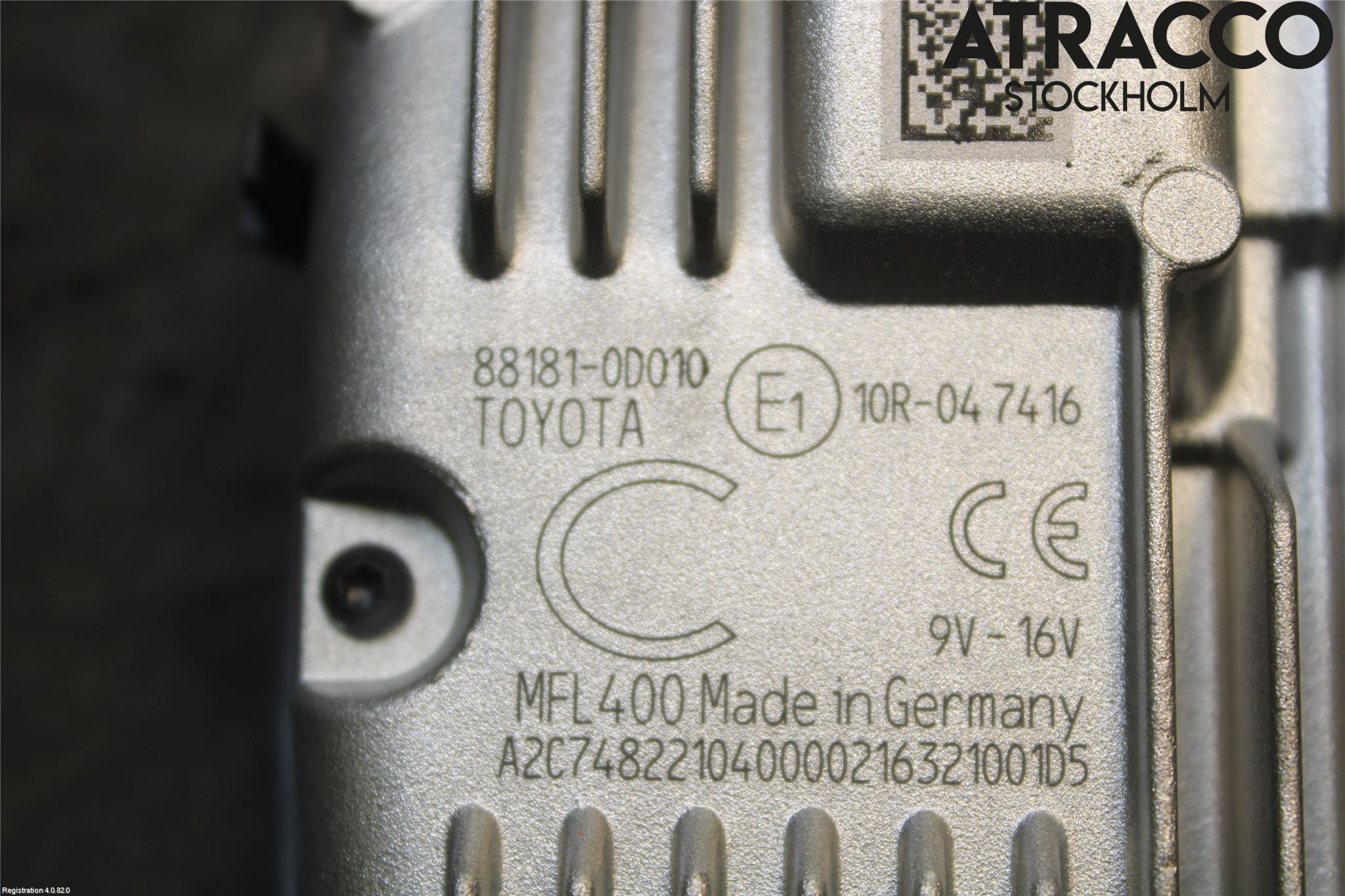 Toyota YARIS XP130 15-20 Sensor Kollisjonsbeskyttelse