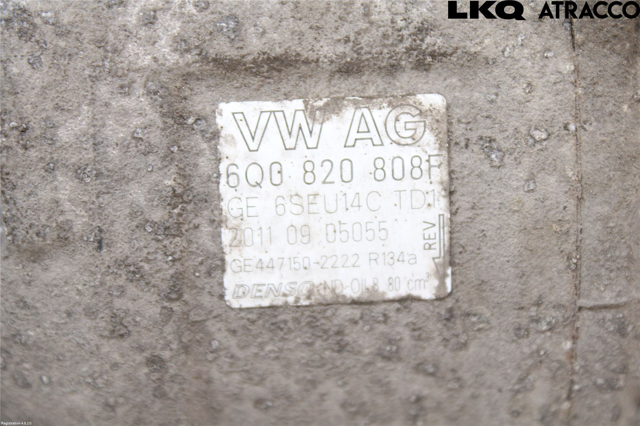 Volkswagen VW POLO 10-17 Varme Ac Kompressor