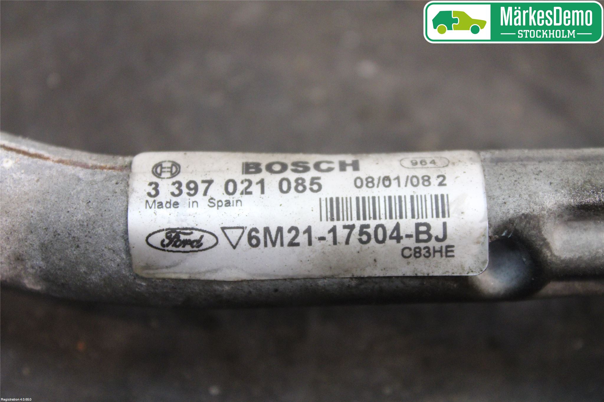 Ford S-MAX 06-15 Viskeroverføring Frontrute
