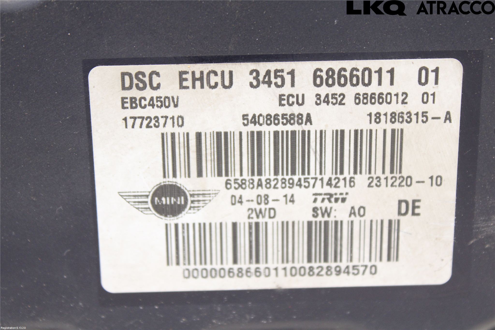 Mini COUNTRYMAN R60 11-16 Abs Hydraulikkaggregat