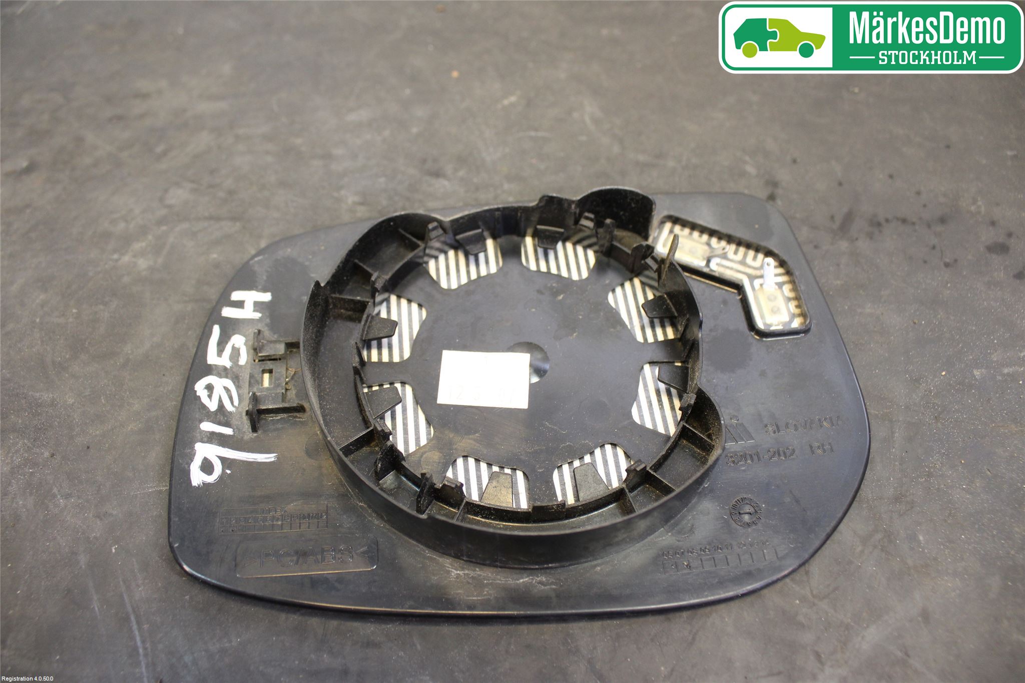 Toyota AURIS 07-09 Speil Glass H