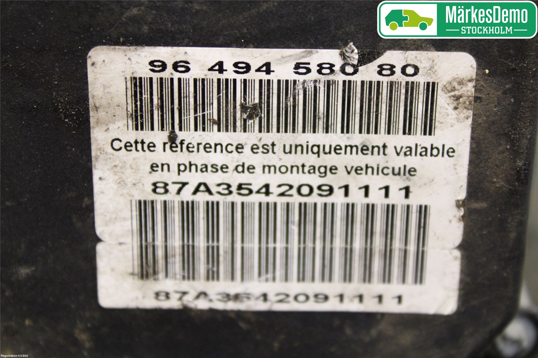 Peugeot 307     01-05 Abs Hydraulikkaggregat