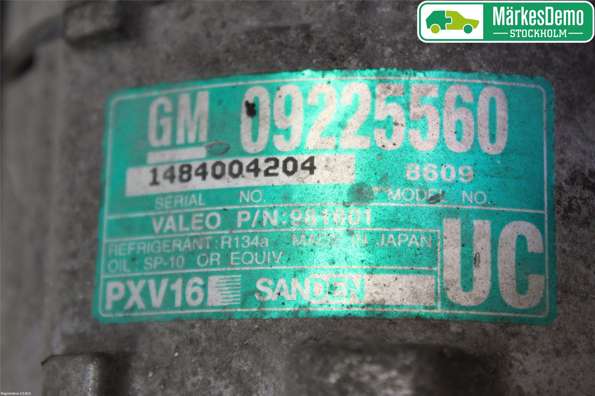 Opel VECTRA C 02-05 Varme Ac Kompressor