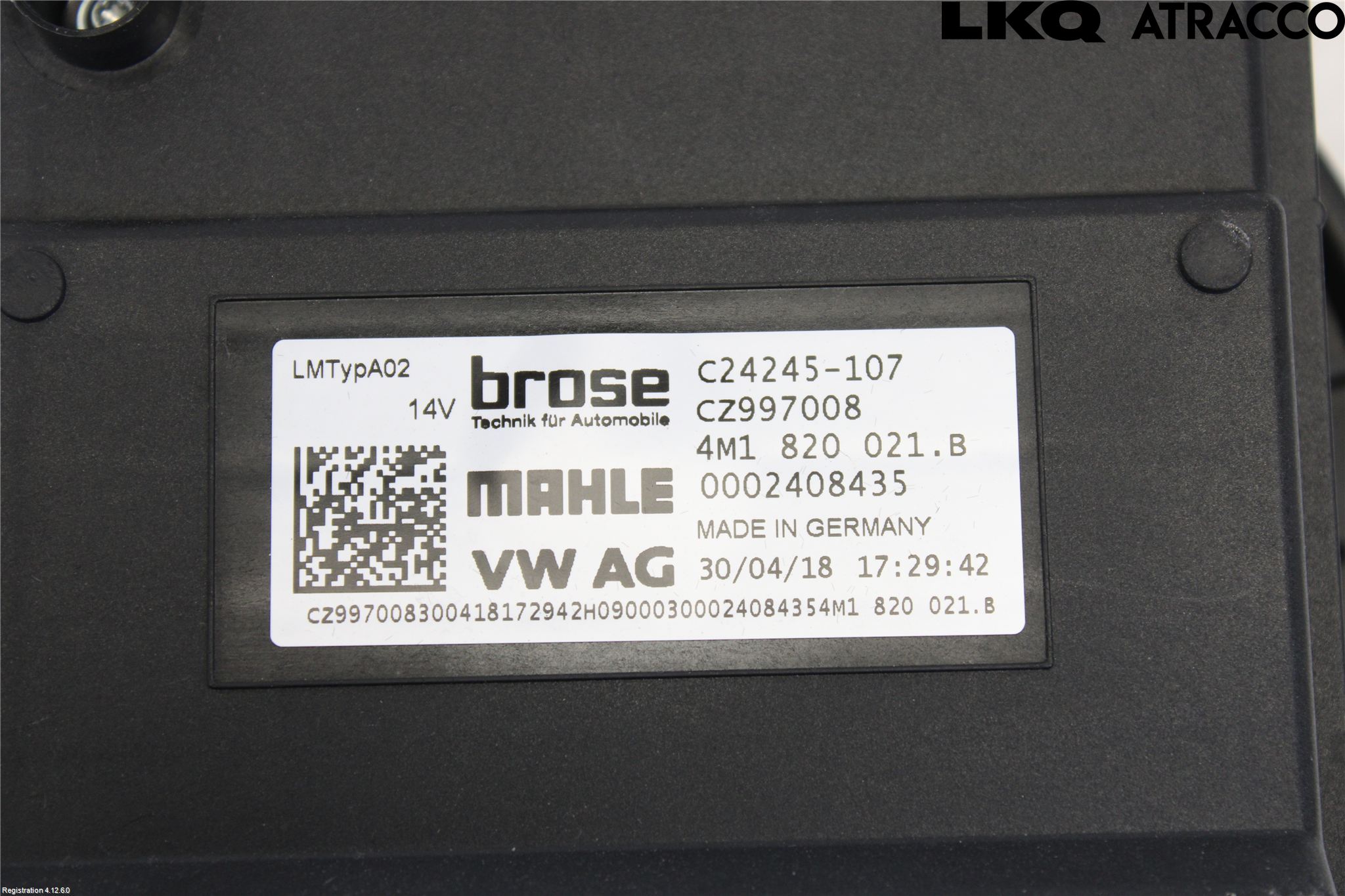 Audi Q7/SQ7 Varmeapparat Viftemotor