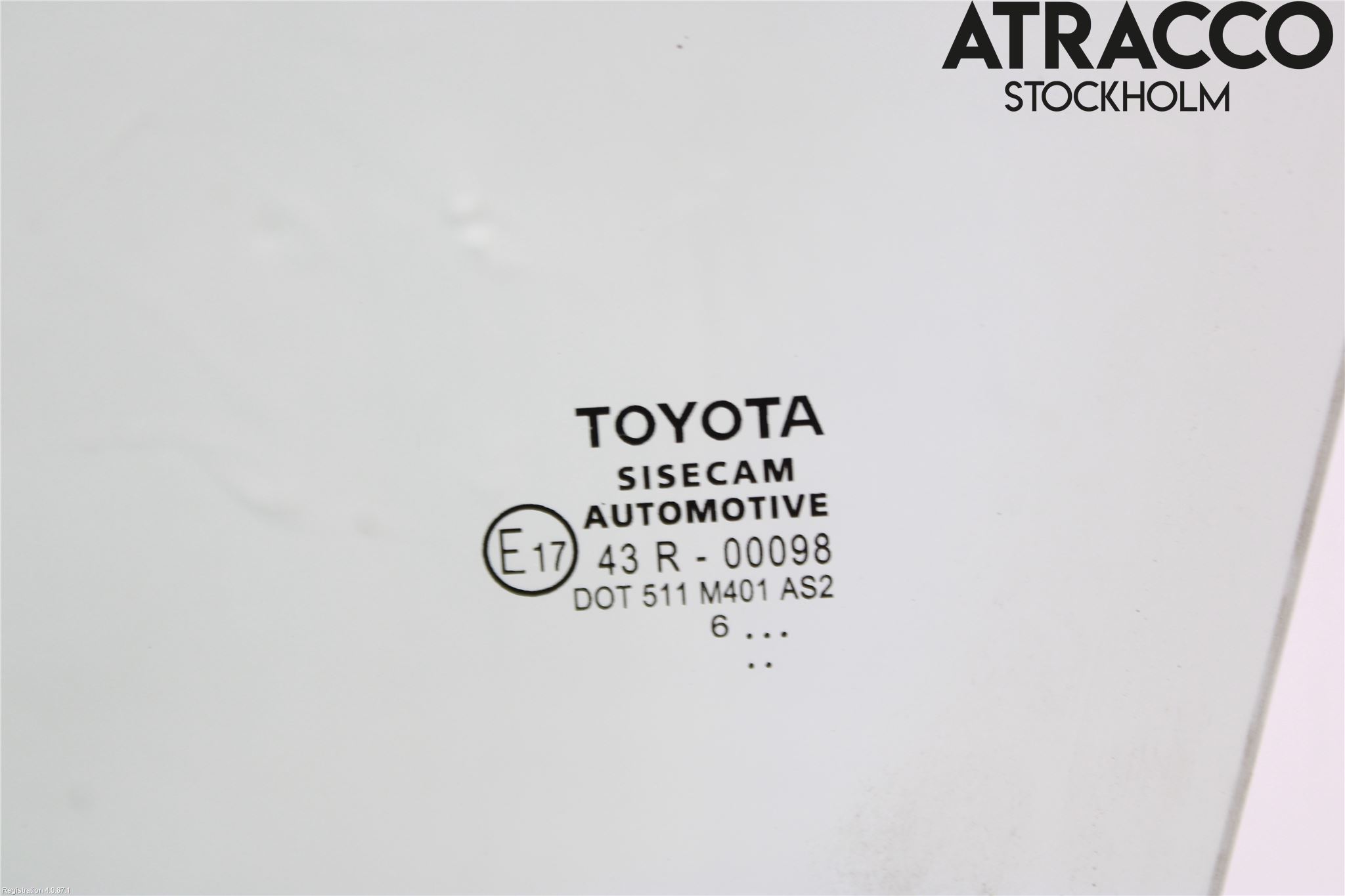 Toyota C-HR 16-23 Dørrute Foran Venstre 4 Dørs