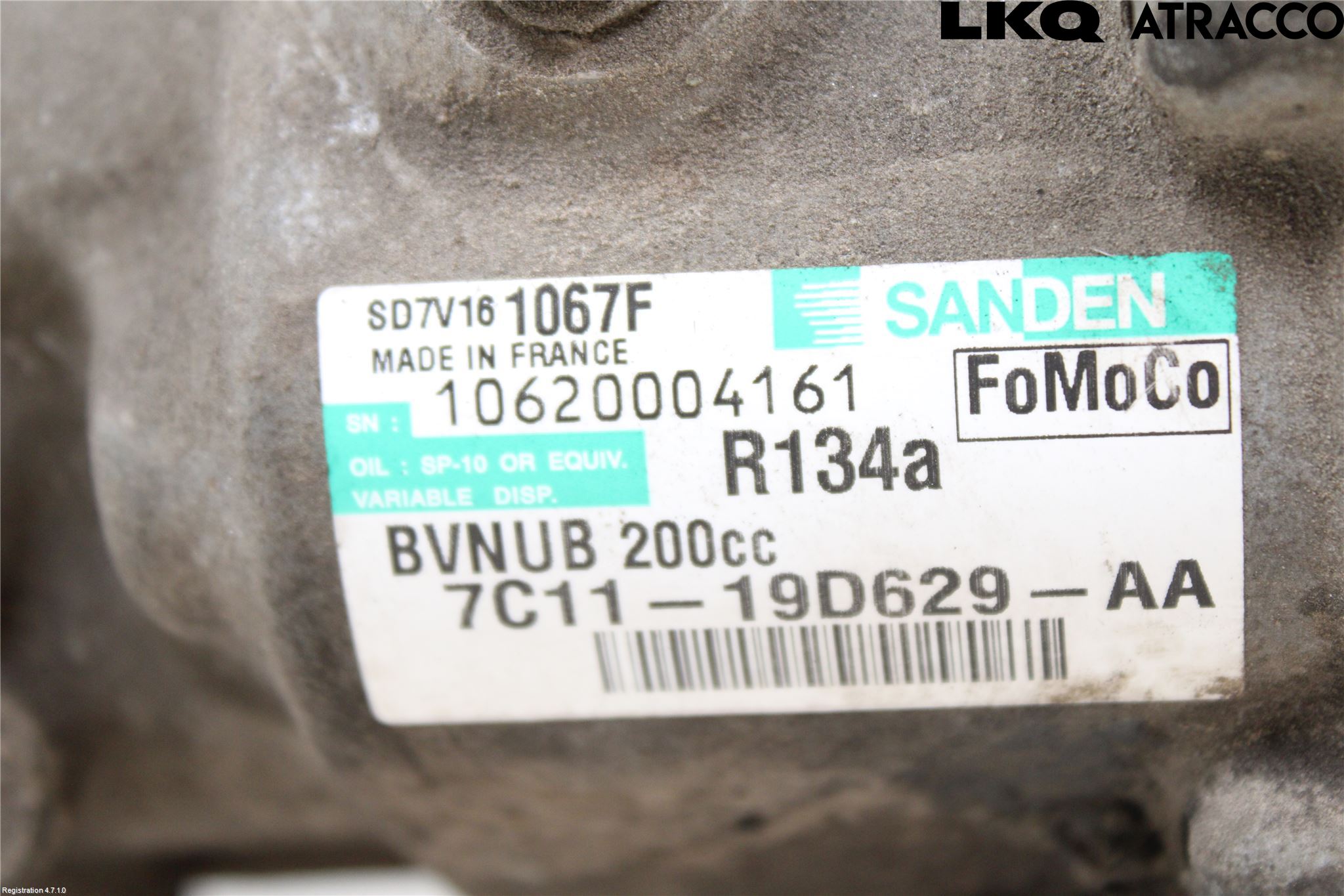 Ford TRANSIT    06-13 Varme Ac Kompressor