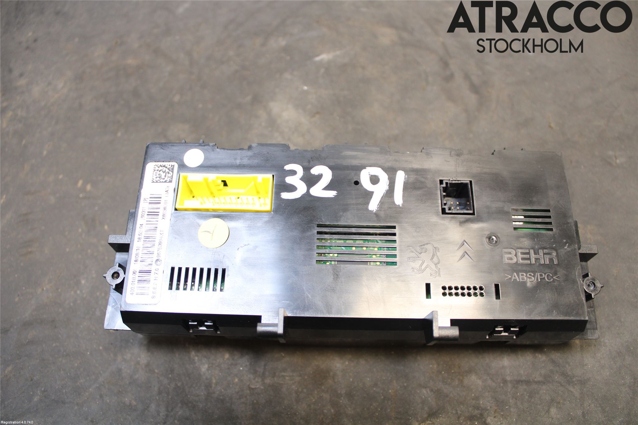 Citroen C3 10-17 Varme Ac Betjening-Display