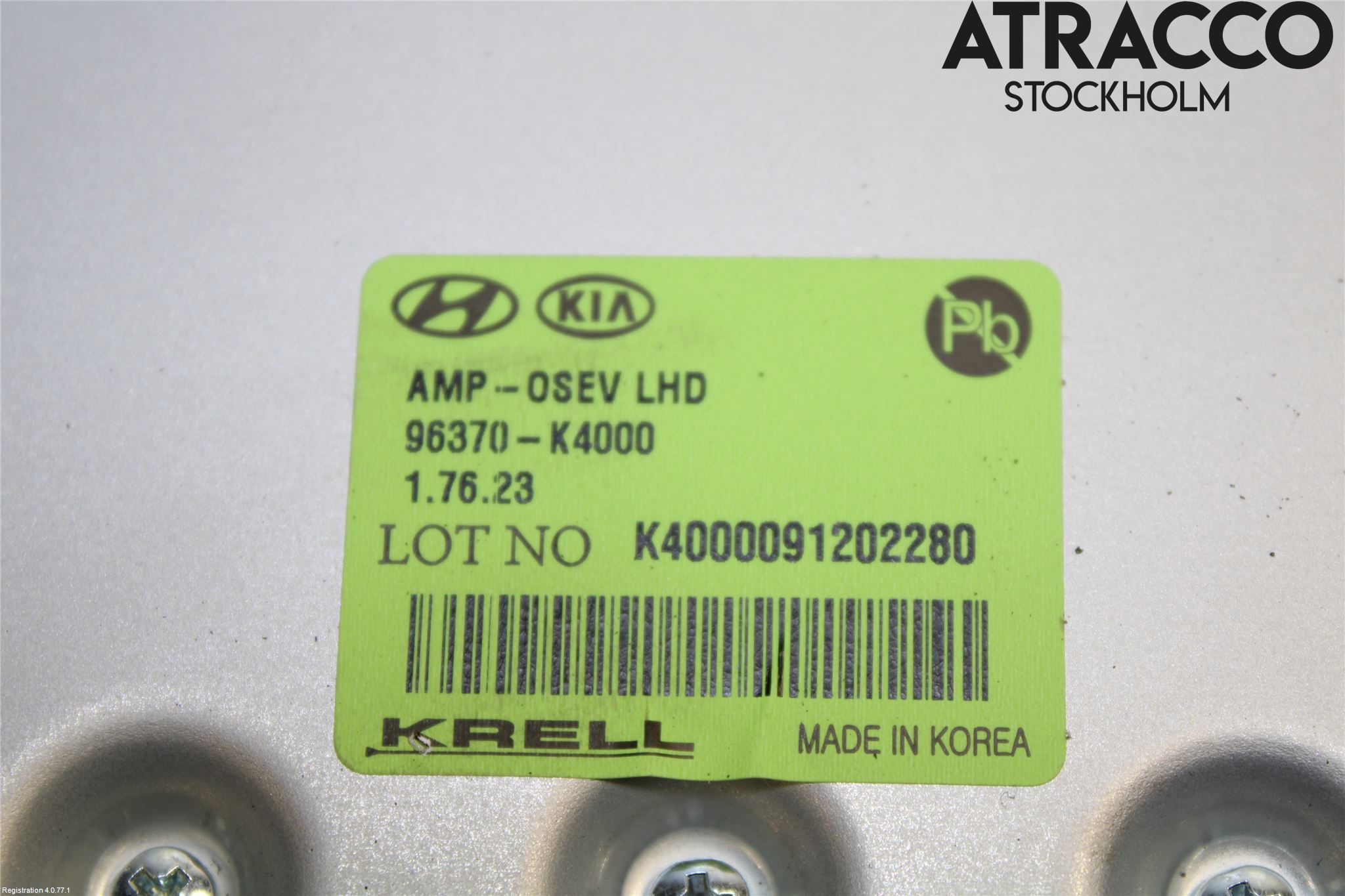 Hyundai KONA/ELECTRIC OS 18-23 Stereo Forsterker