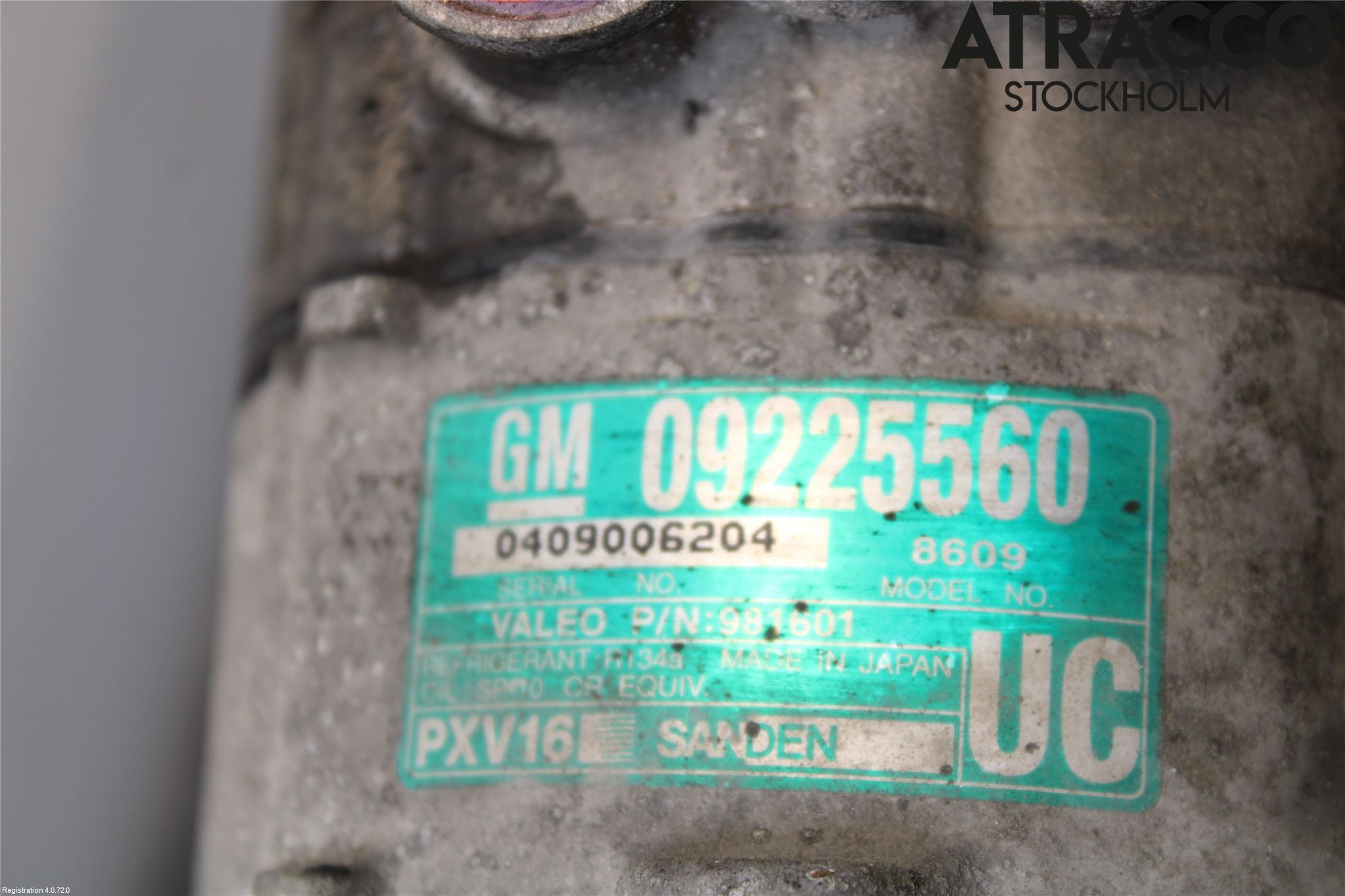 Opel VECTRA C 02-05 Varme Ac Kompressor