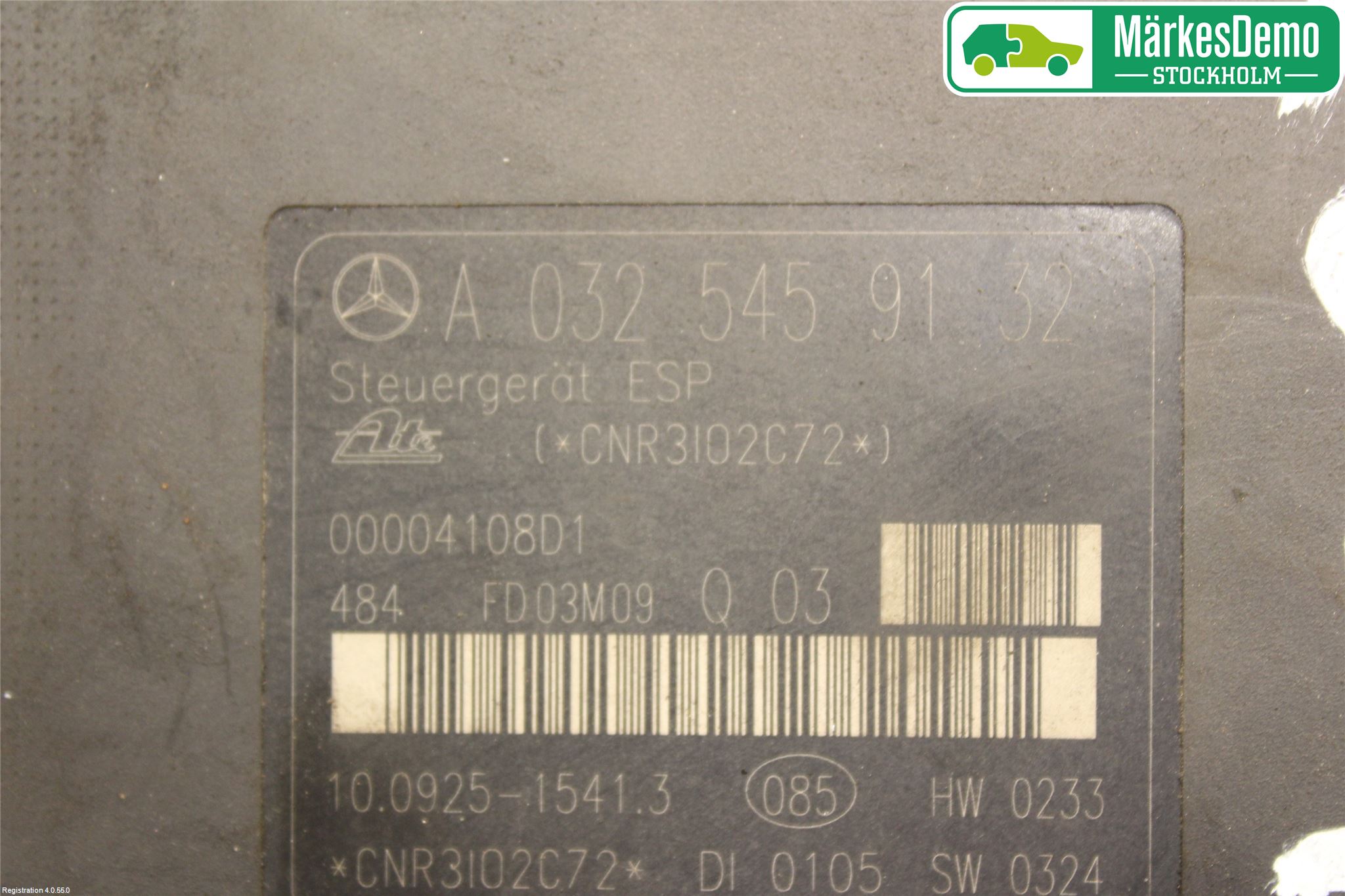 Mercedes-Benz MB C (203) 00-07 Abs Hydraulikkaggregat