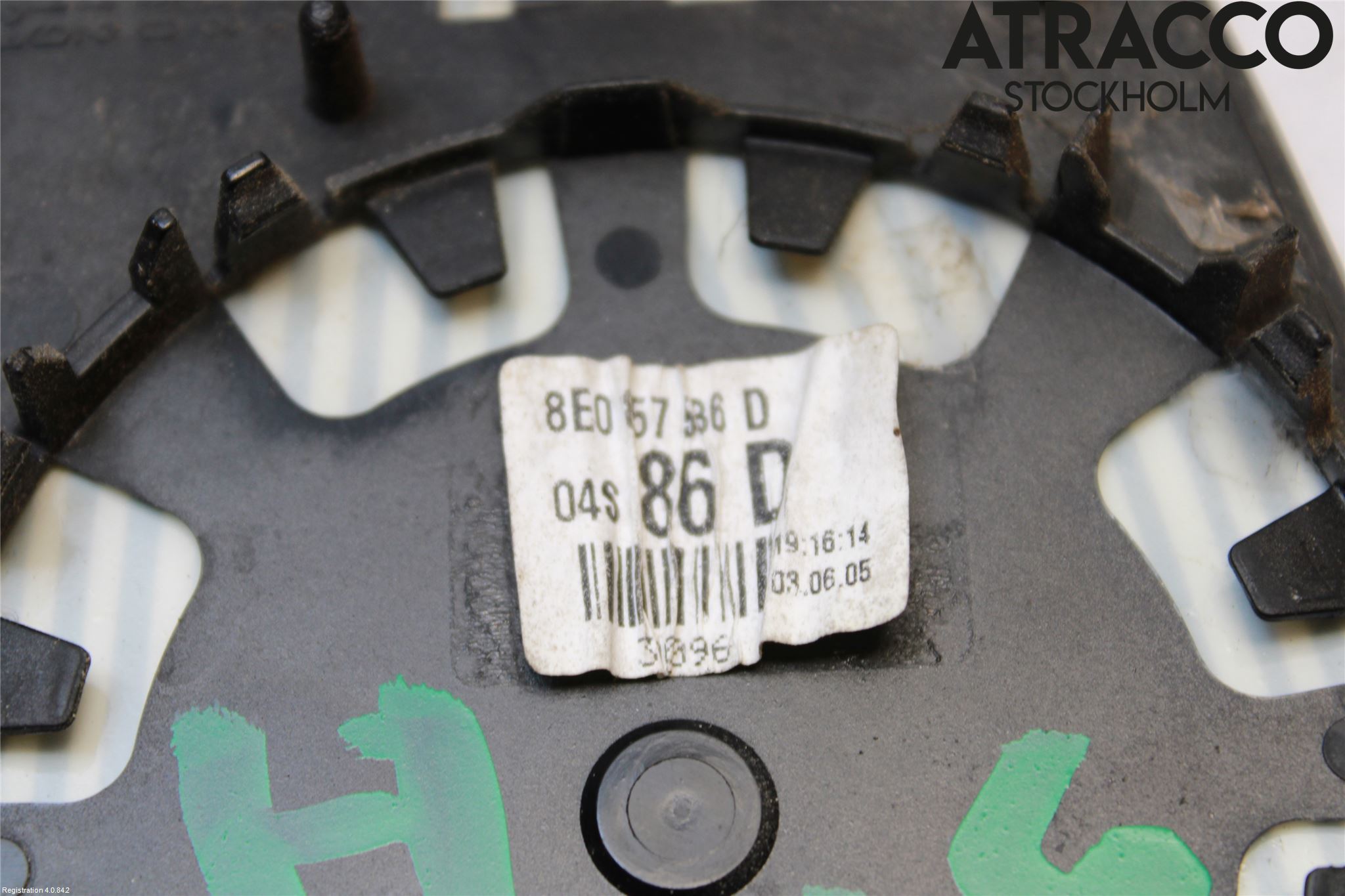 Audi A4/S4 05-07 Speil Glass H
