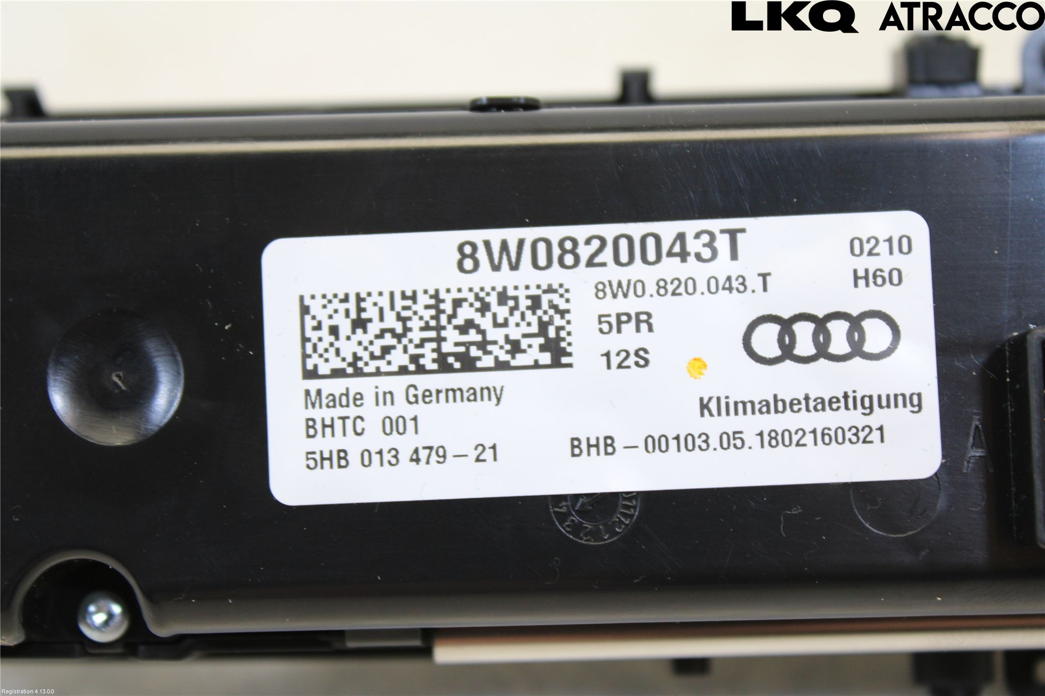 Audi A5 17- Varme Ac Betjening-Display