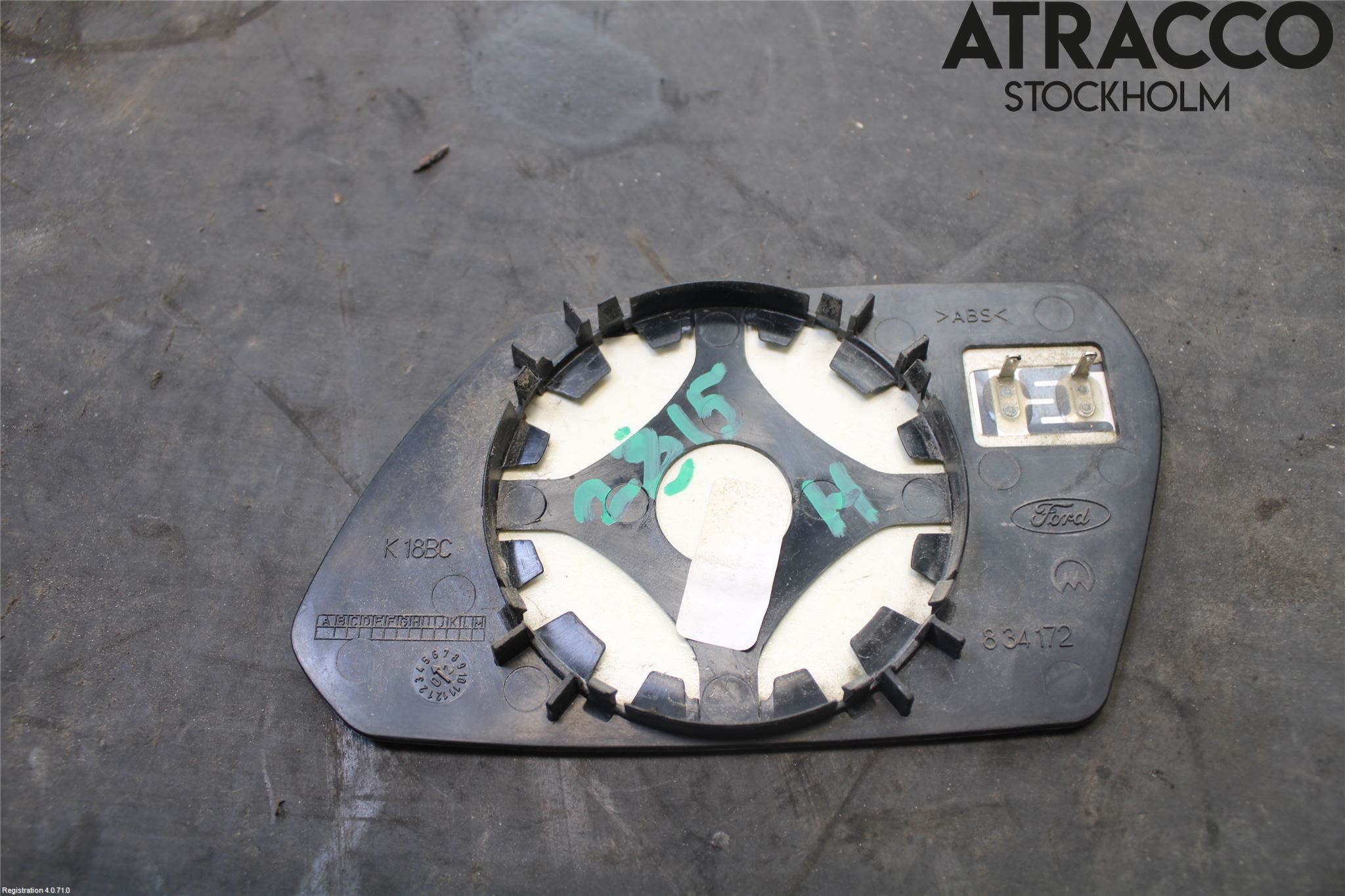 Ford MONDEO     01-06 Speil Glass H