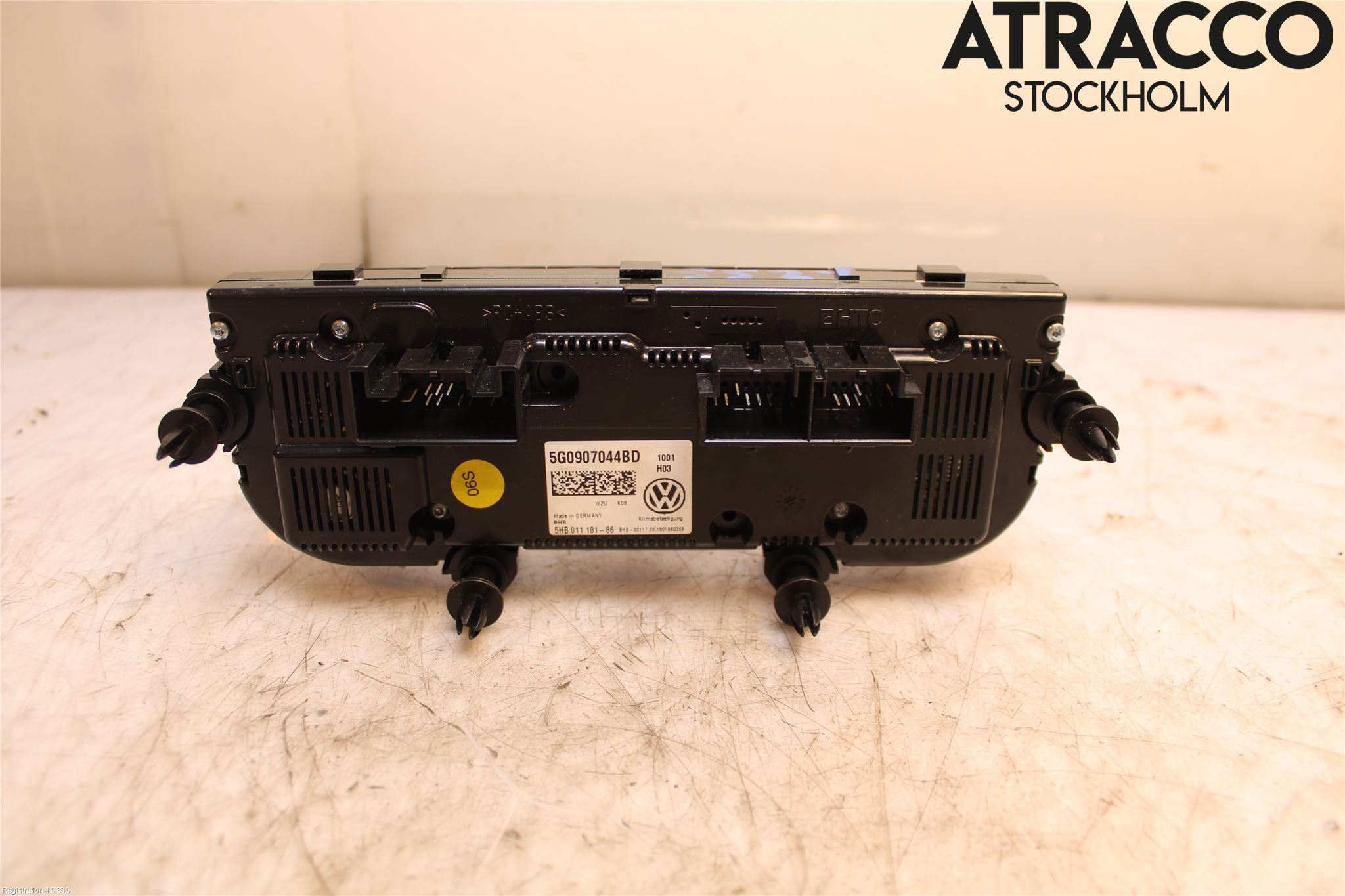 Volkswagen VW GOLF / E-GOLF VII 13-20 Varme Ac Betjening-Display