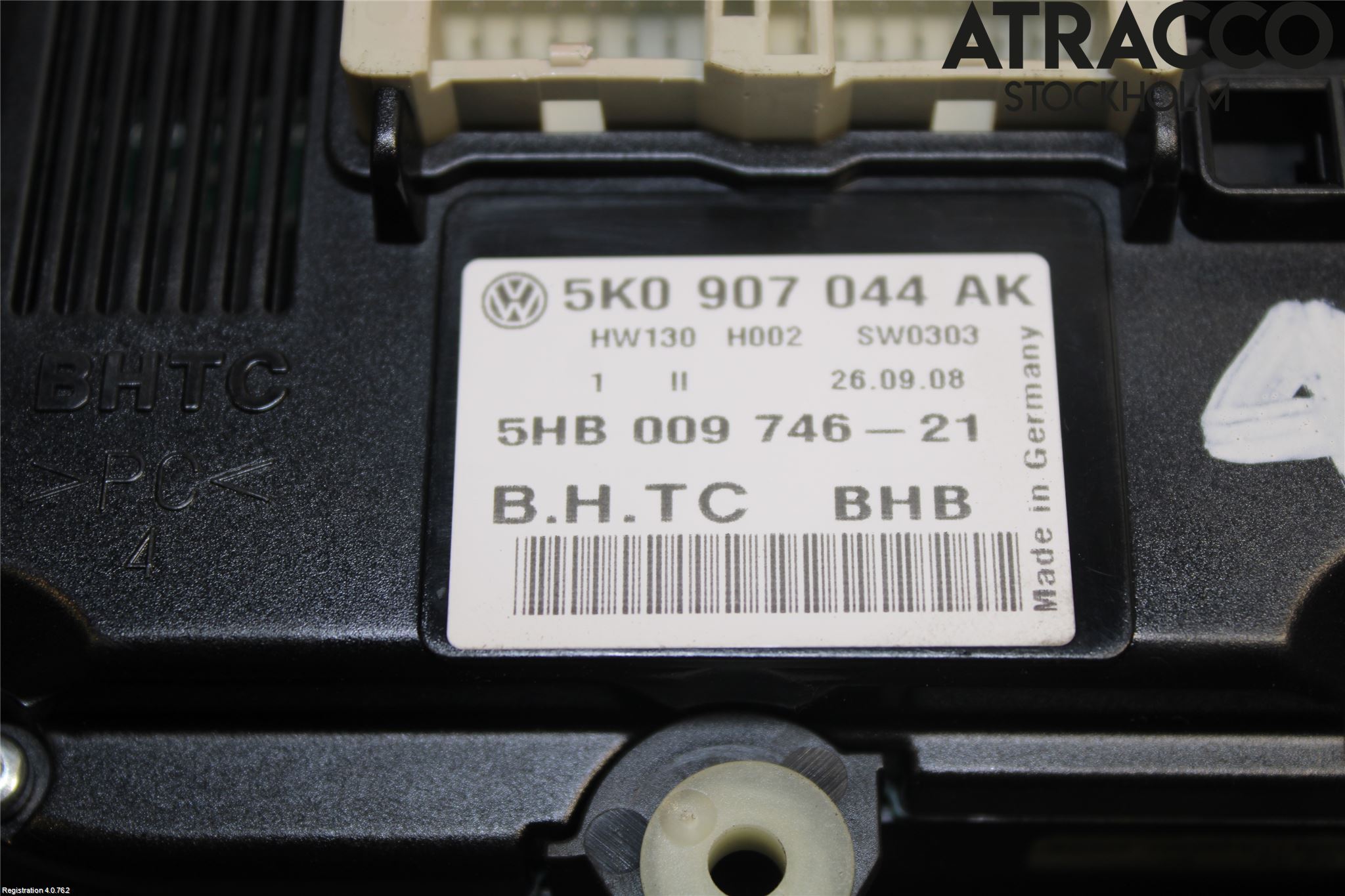 Volkswagen VW PASSAT CC 08-16 Varme Ac Betjening-Display