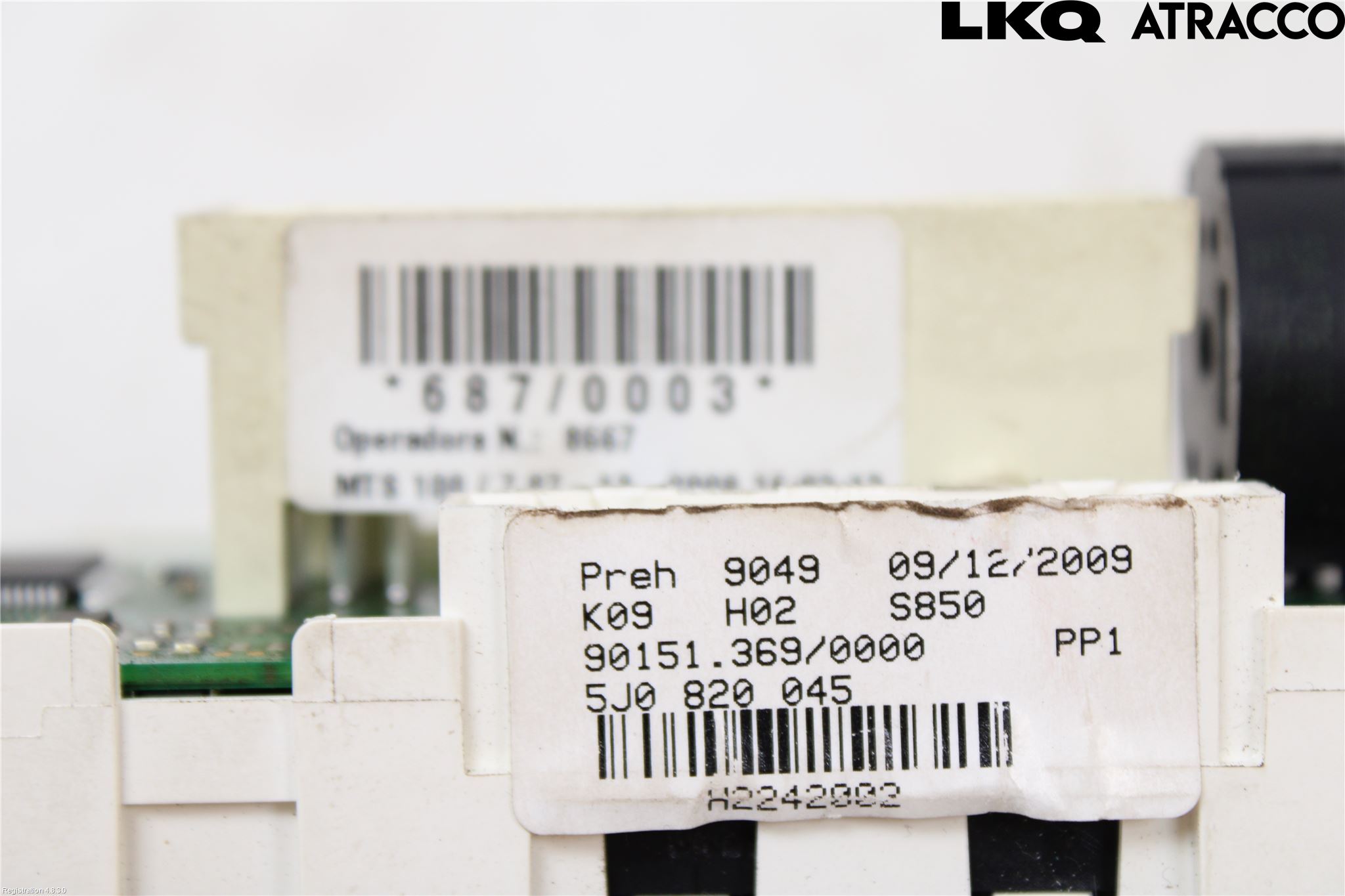 Skoda PRAKTIK Varmeapparat Panel(Regulering)