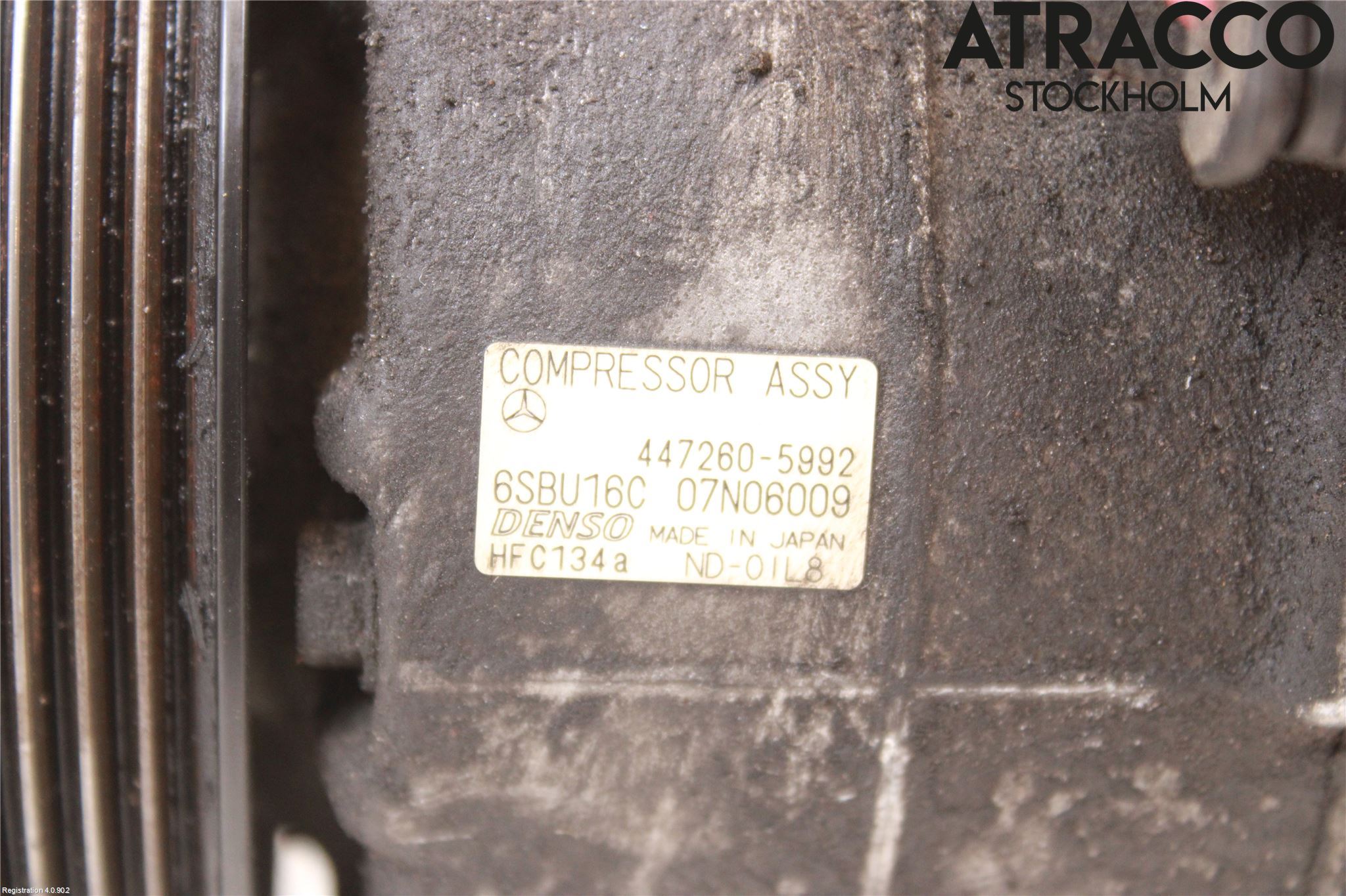 Mercedes-Benz MB C-KLASS (W204) 07-15 Varme Ac Kompressor