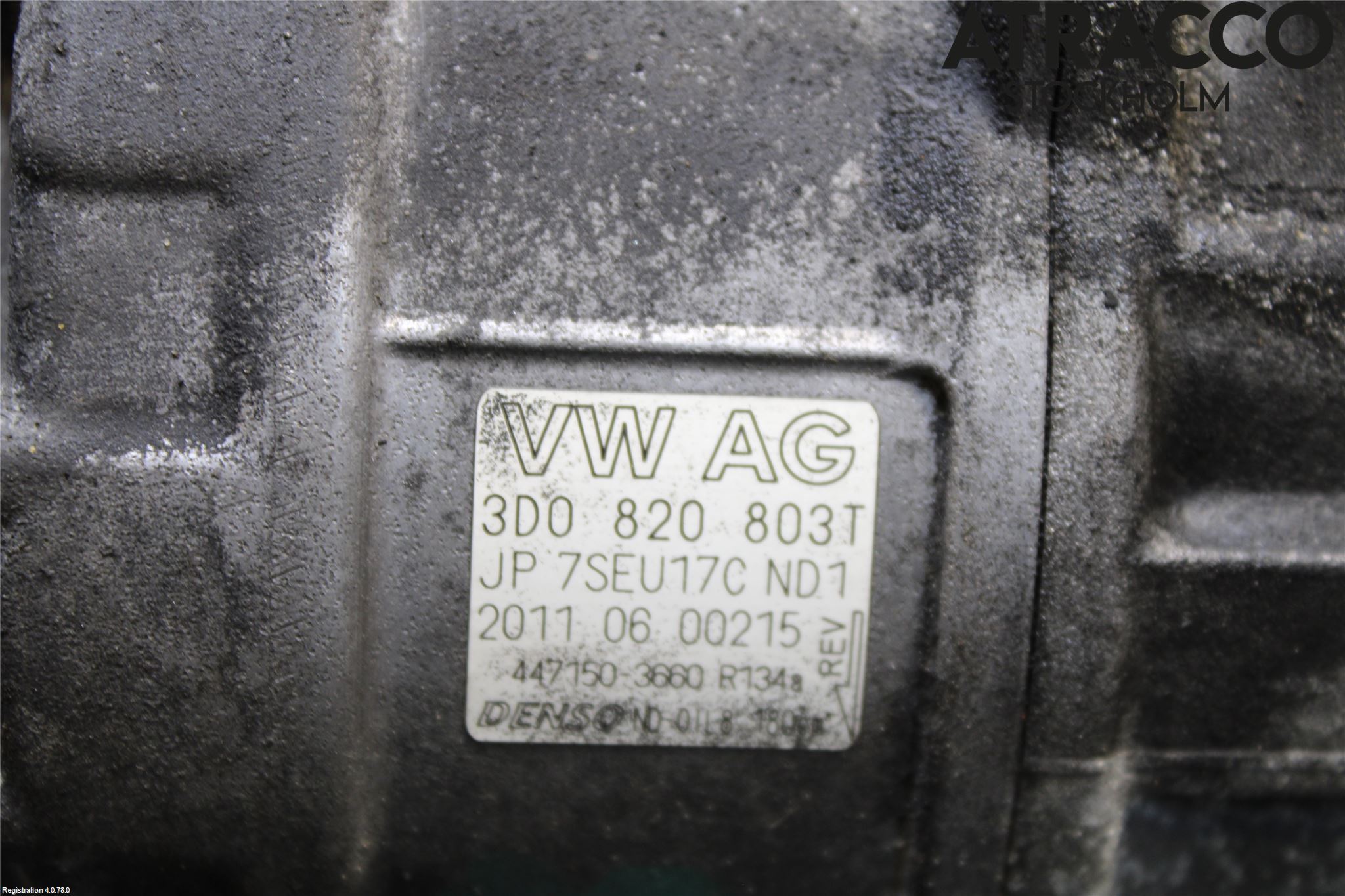 Volkswagen VW PHAETON Varme Ac Kompressor