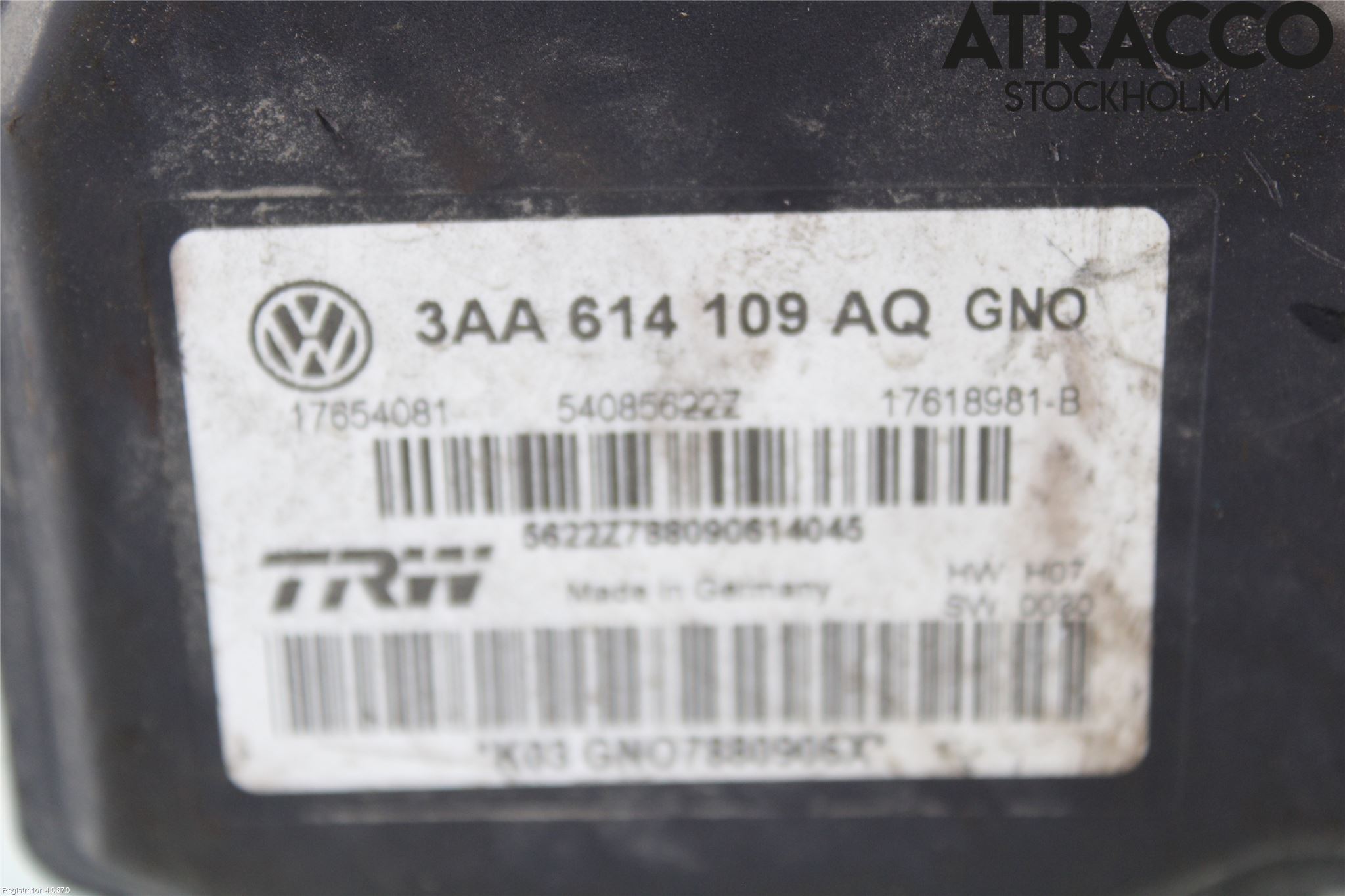 Volkswagen VW PASSAT 11-14 Abs Hydraulikkaggregat