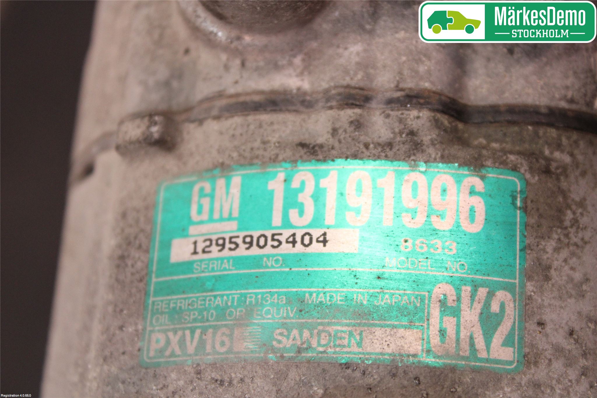 Opel VECTRA C 02-05 Varme Ac Kompressor