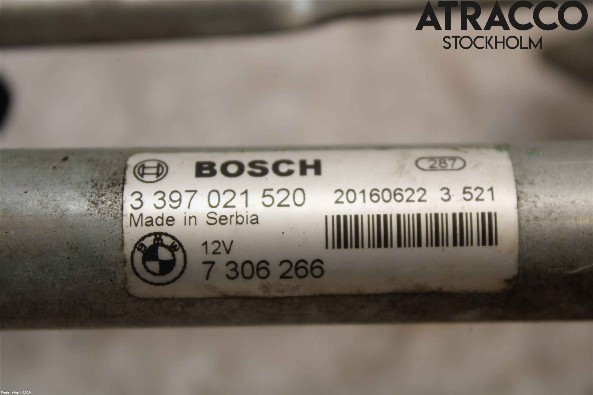 BMW 5 F10/F11/F18 09-17 Viskeroverføring Frontrute
