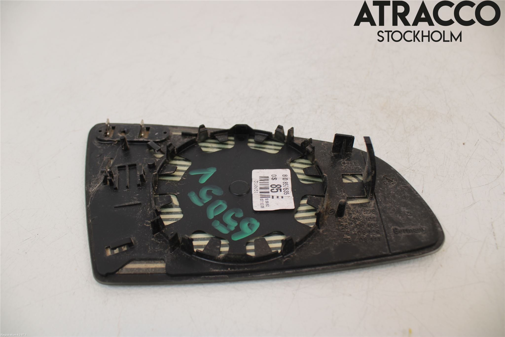 Audi A4/S4 05-07 Speil Glass V
