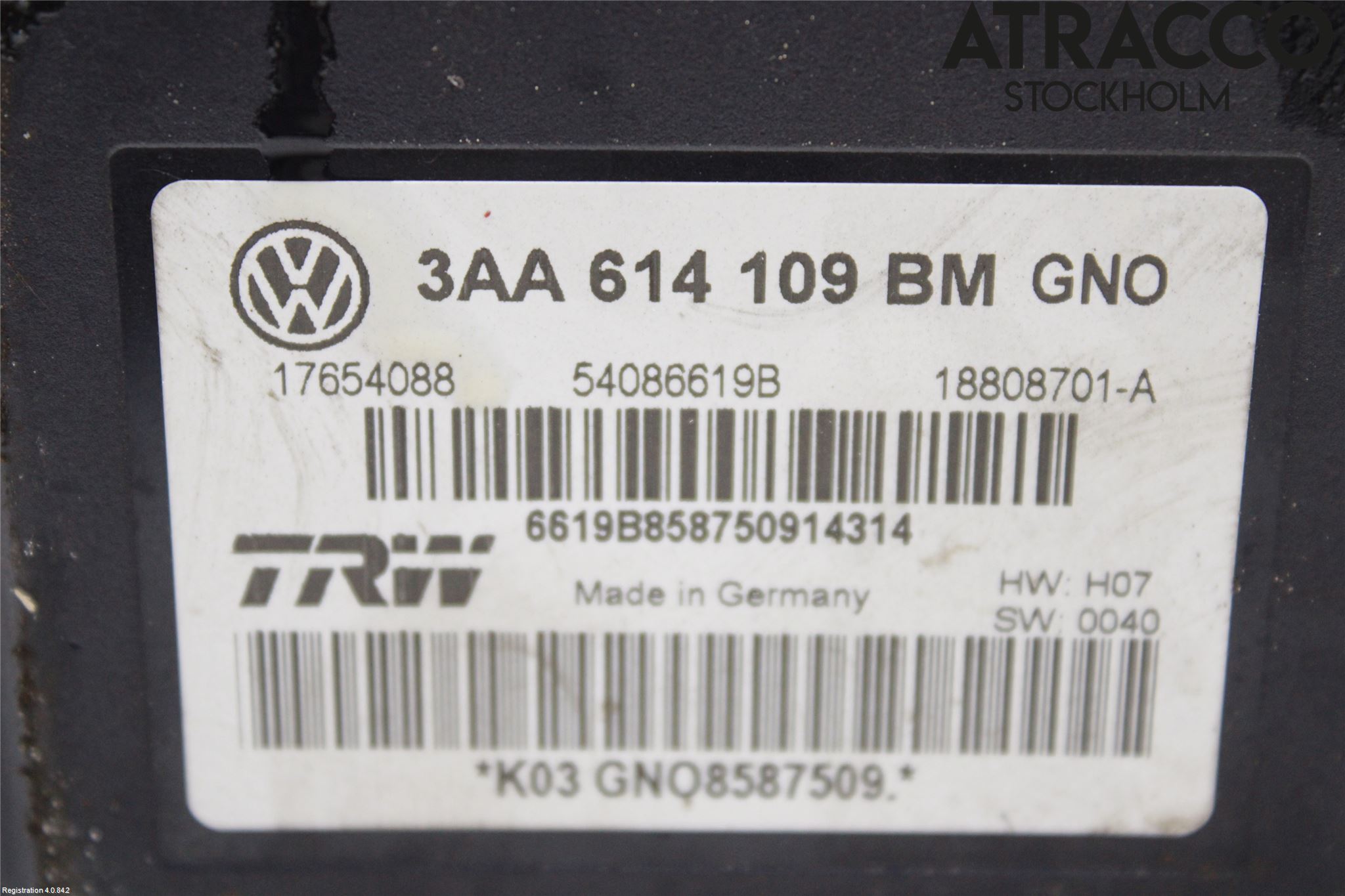 Volkswagen VW PASSAT 11-14 Abs Hydraulikkaggregat