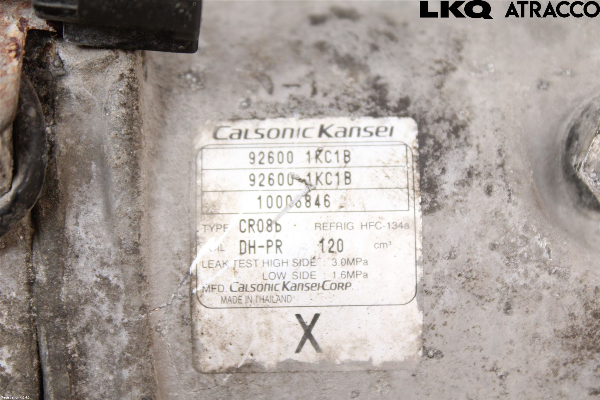 Nissan JUKE 10-14 Varme Ac Kompressor
