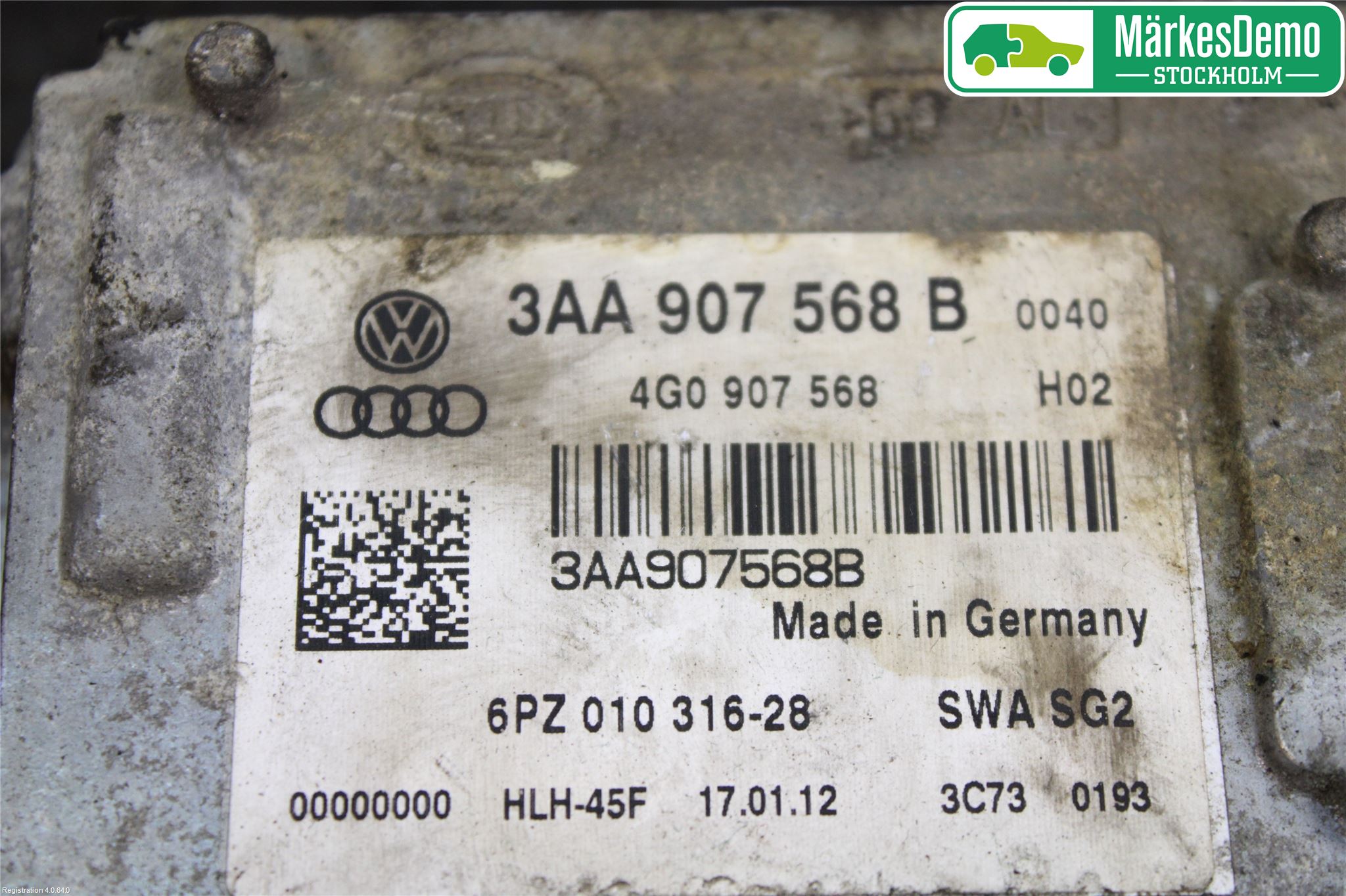 Volkswagen VW PASSAT CC 08-16 Styreenhet Øvrig