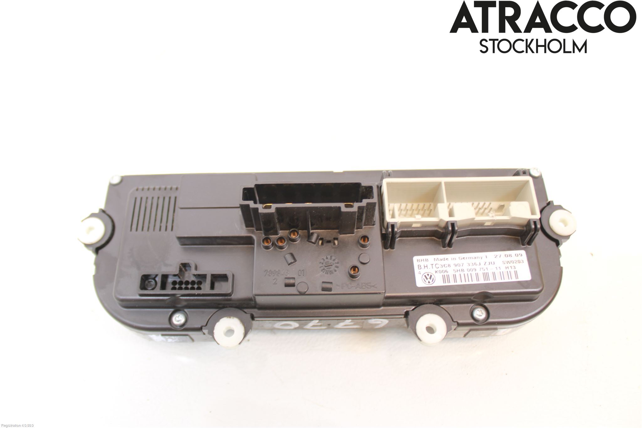 Volkswagen VW GOLF VI 09-13 Varme Ac Betjening-Display