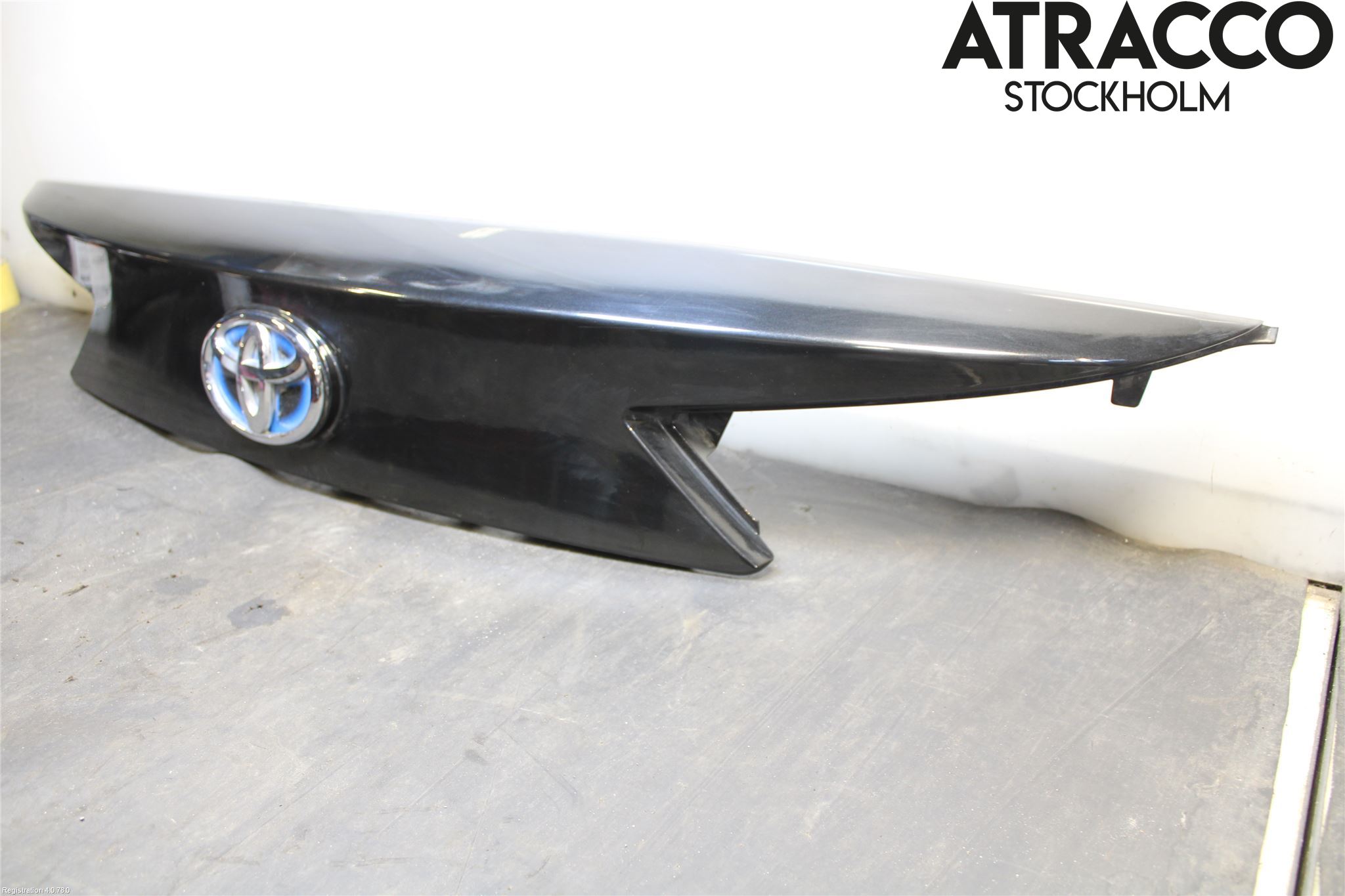 Toyota AURIS 13-19 Refleksplate - Skiltplate