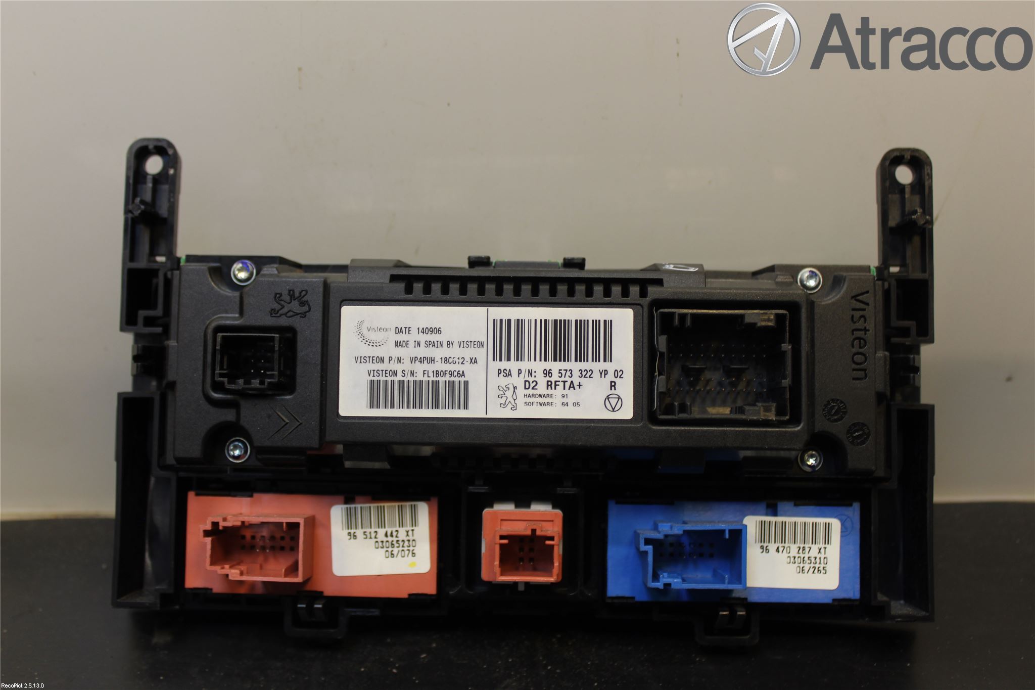 Peugeot 407 Varme Ac Betjening-Display