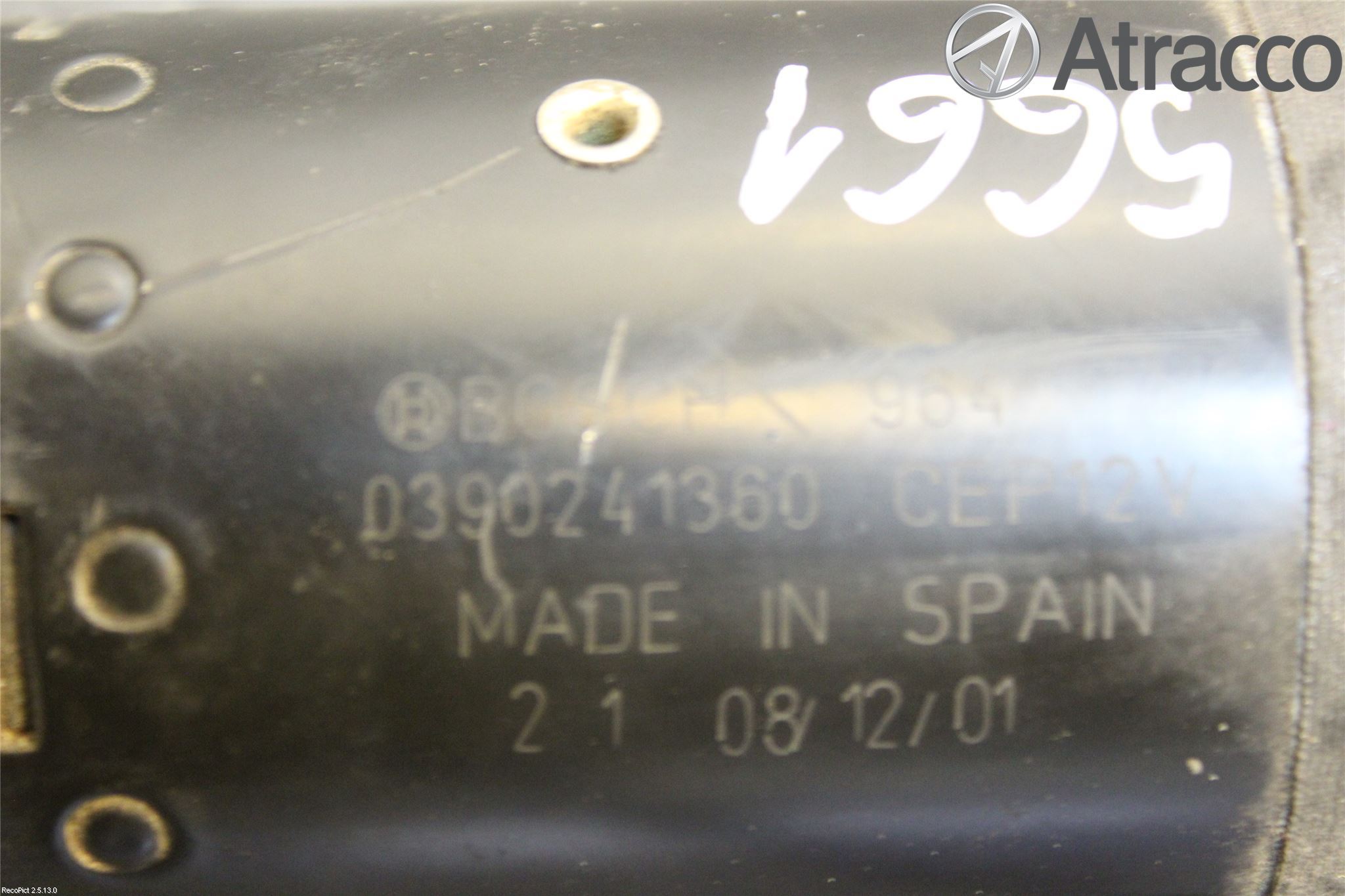 Peugeot 206 98-09 Viskermotor Frontrute