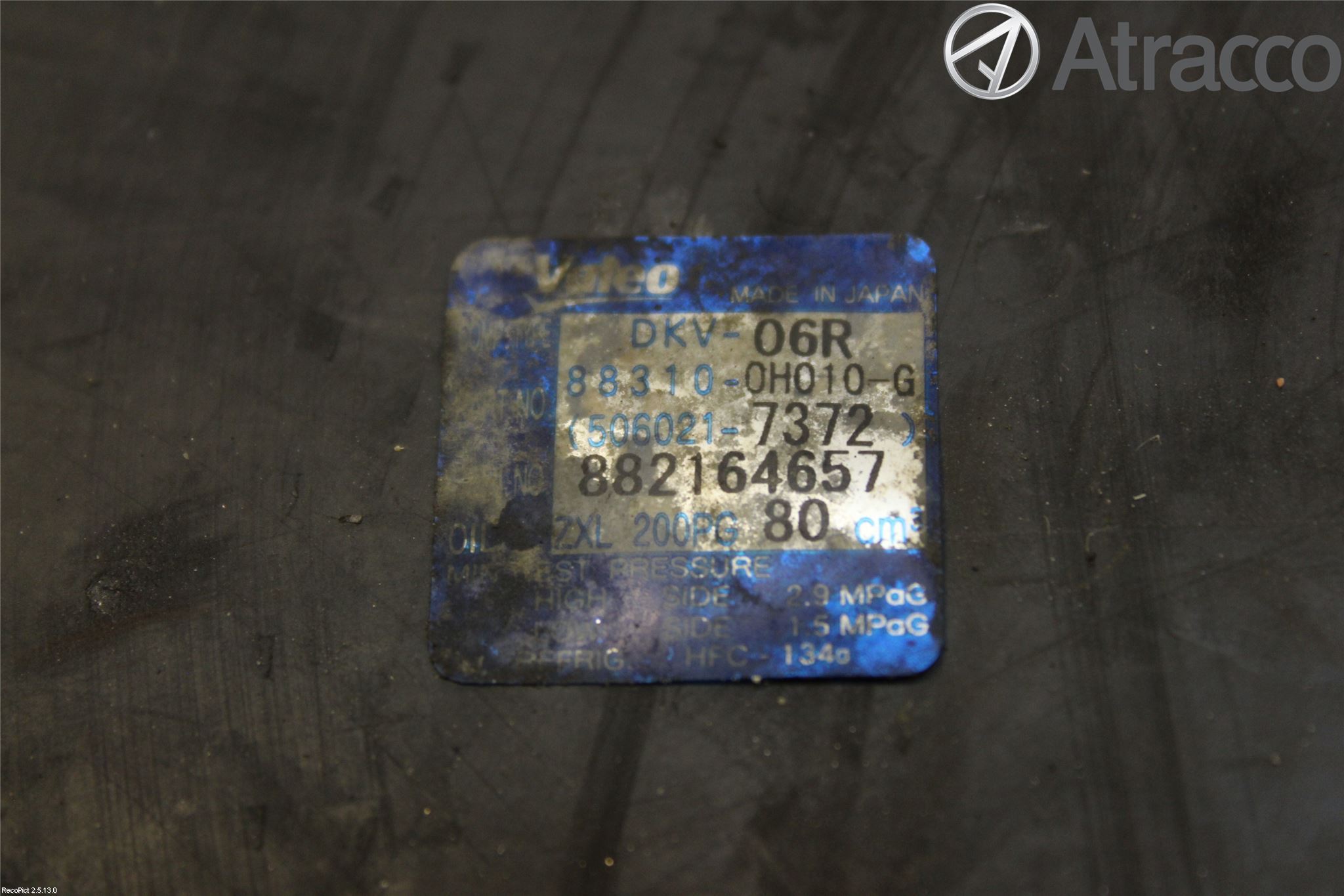 Toyota AYGO 06-14 Varme Ac Kompressor